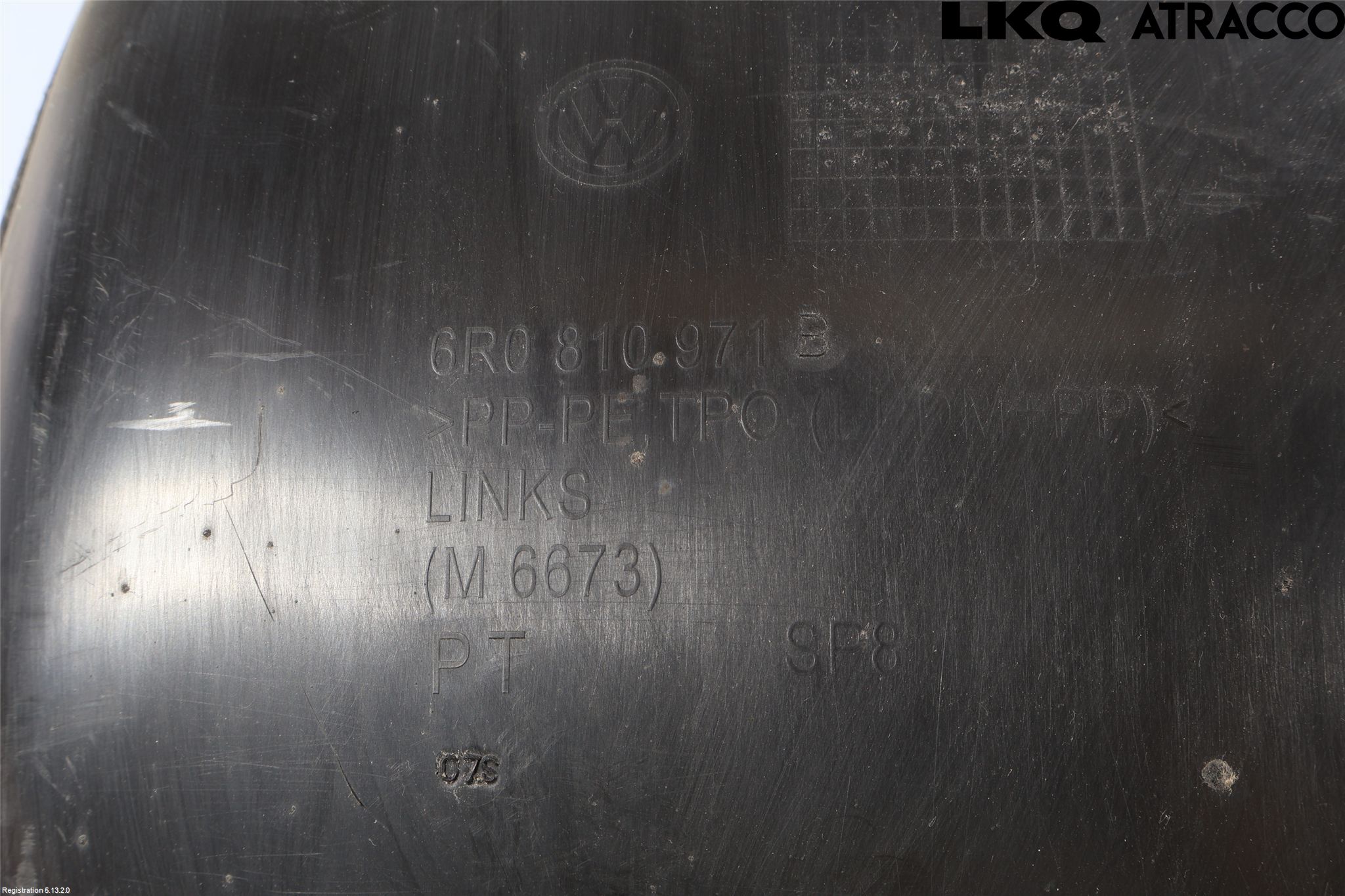 Volkswagen VW POLO 10-17 Skärm Inner