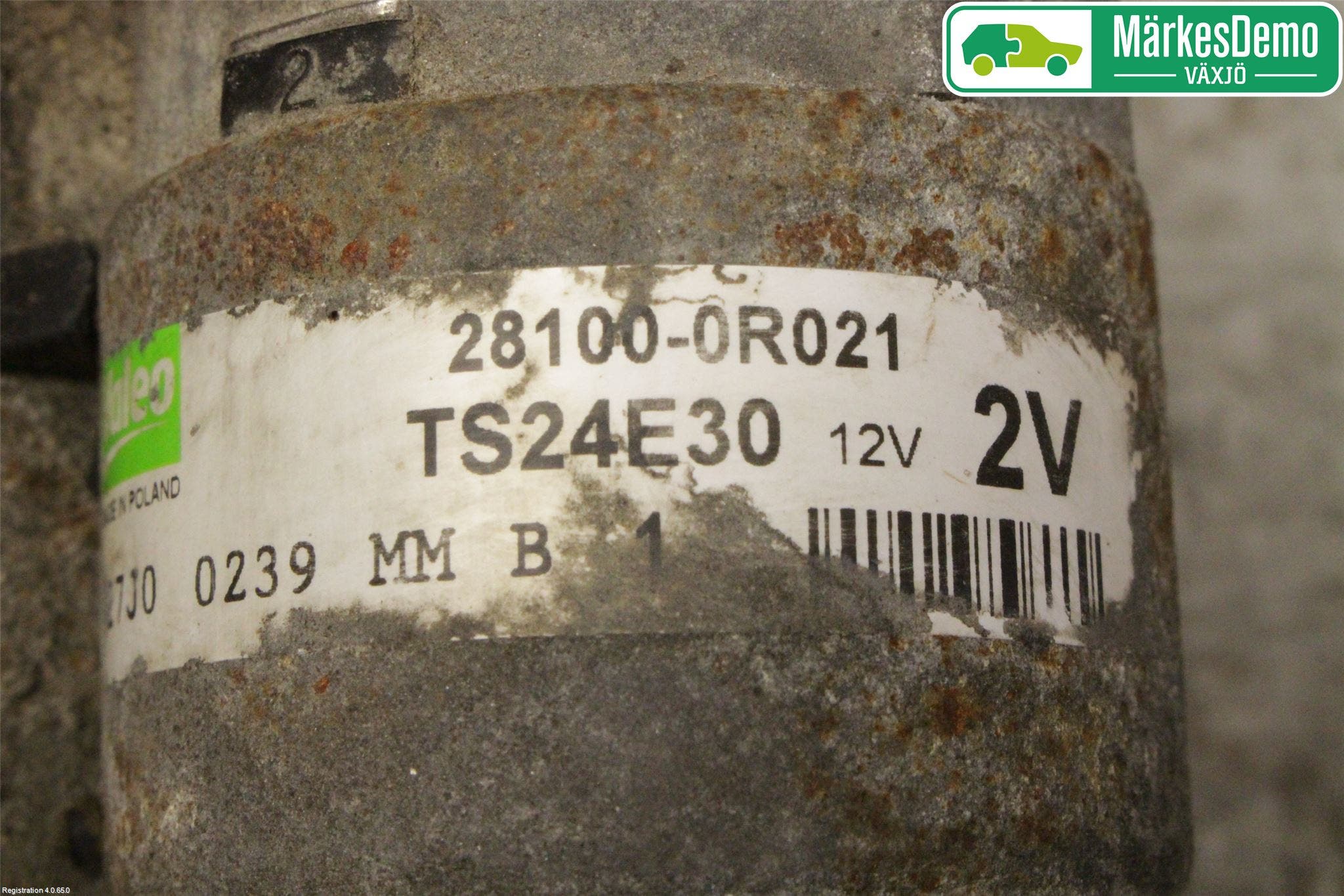 Toyota AVENSIS 09-15 Startmotor Diesel