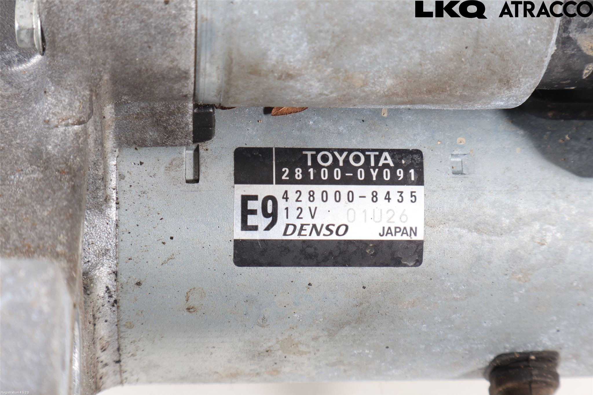 Toyota YARIS XP130 15-20 Startmotor