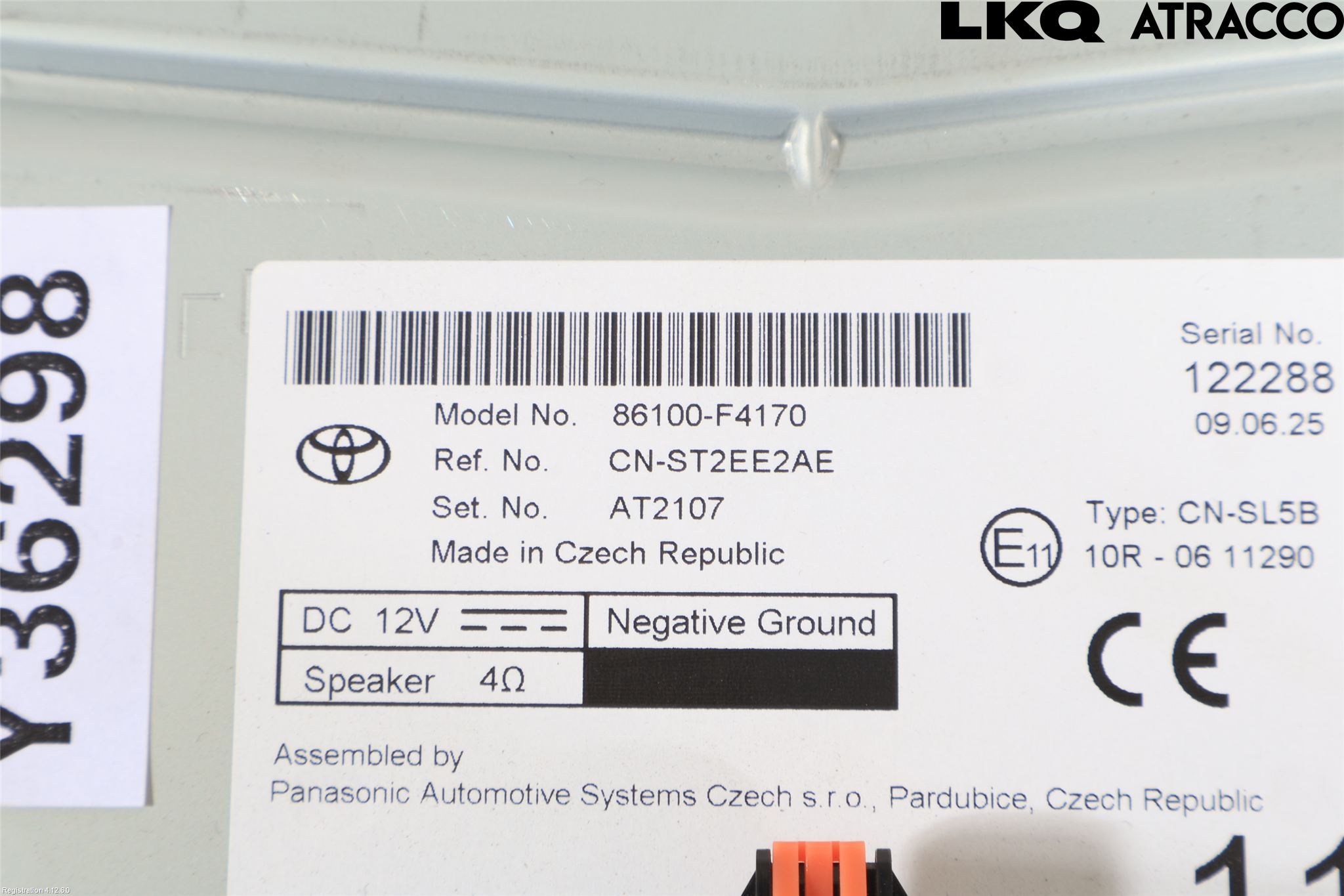 Toyota C-HR 24- Cd Radio - Multimediapanel