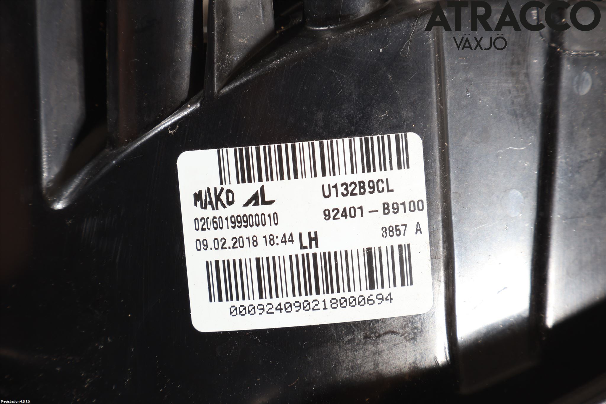 Hyundai i10 BA 17-20 Bakljus Vänster