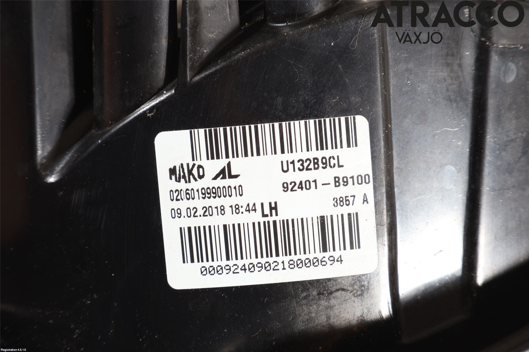 Hyundai i10 BA 17-20 Bakljus Vänster