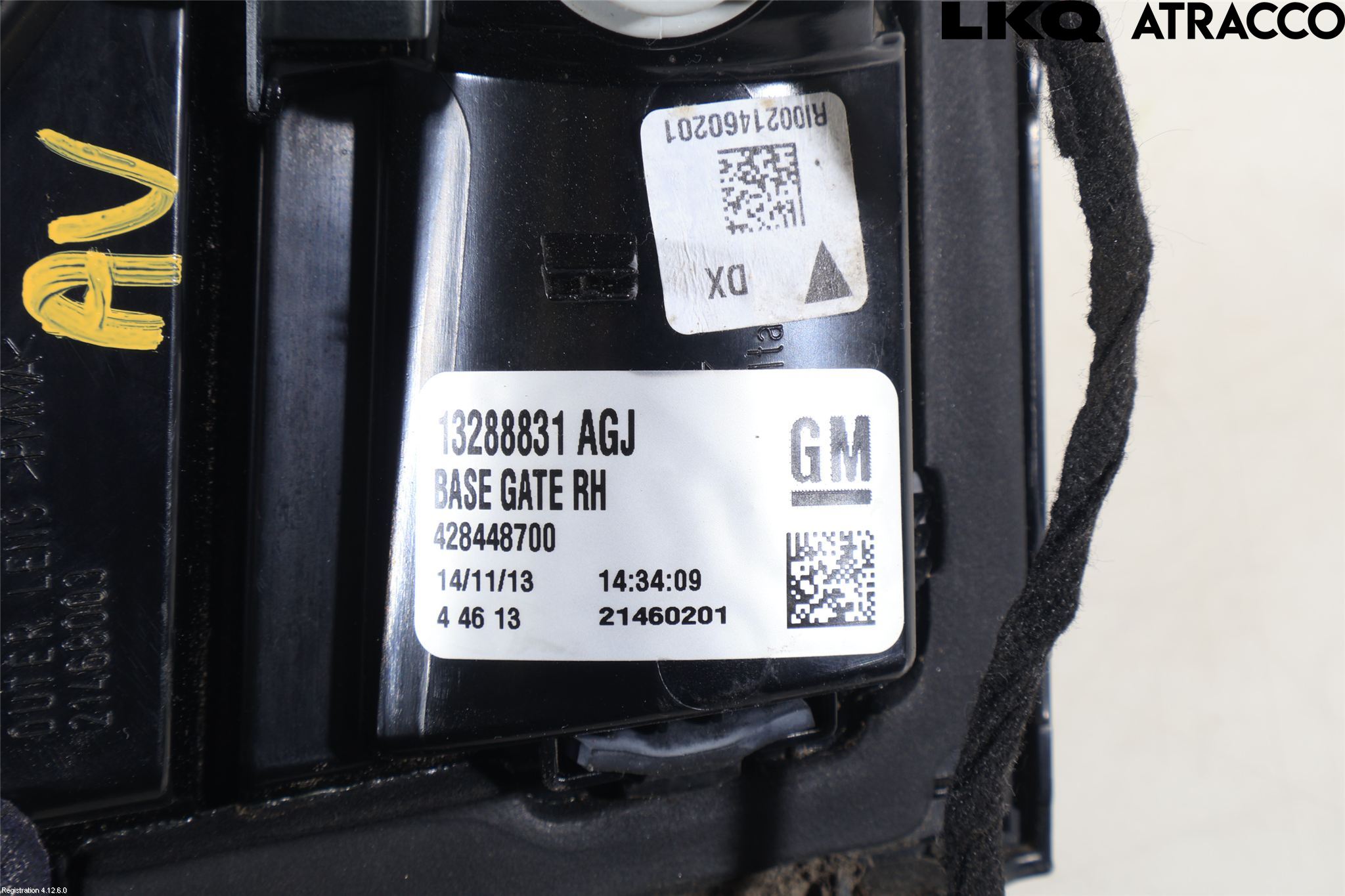 Opel ZAFIRA C 12-19 Bakljus Lucka Hö