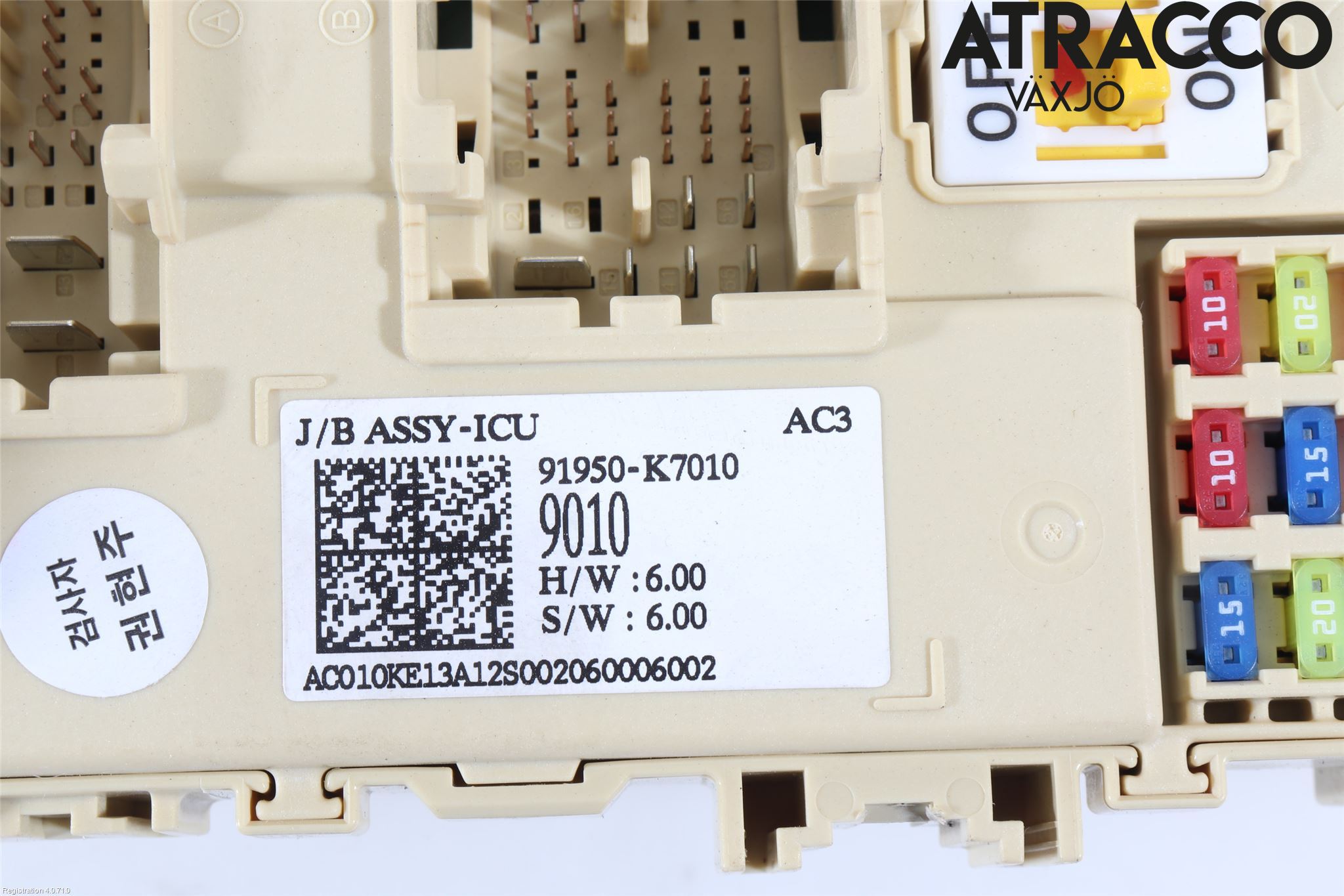 Hyundai i10 LA 20- Säkringsdosa-Elcentral