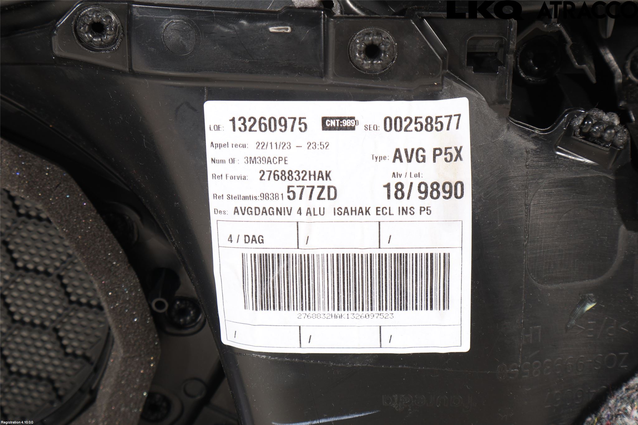 Peugeot 308/E-308 21- Dörrklädsel Vä