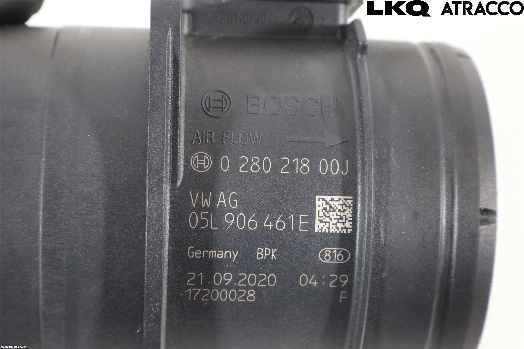 Volkswagen VW ARTEON 17- Injluftmassamätare