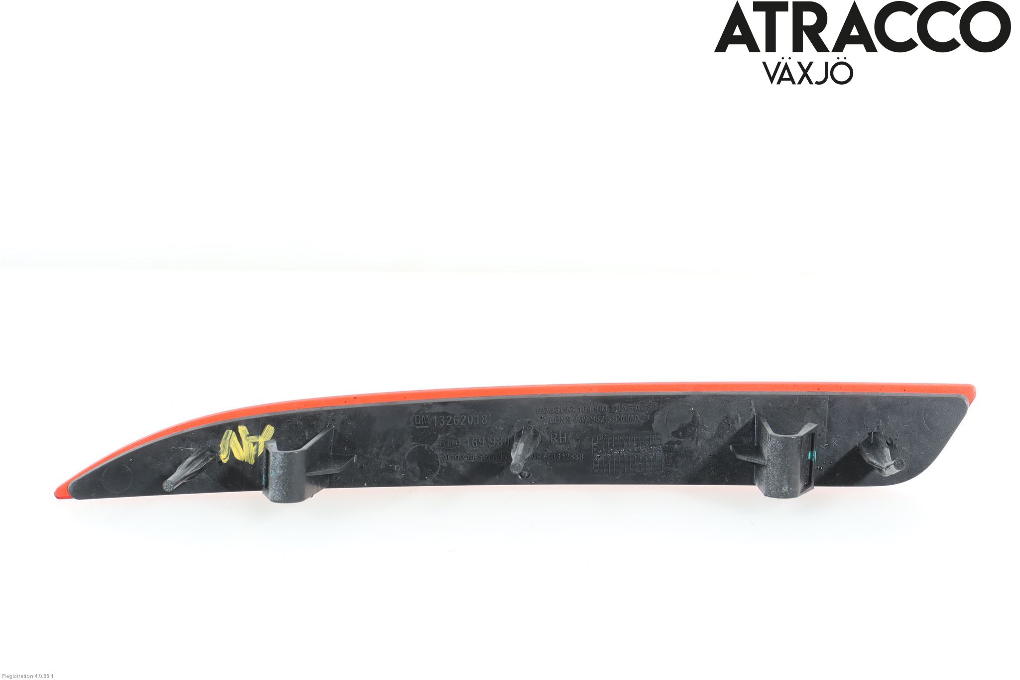 Opel ASTRA J 10-15 Dimljus/Reflex Bak