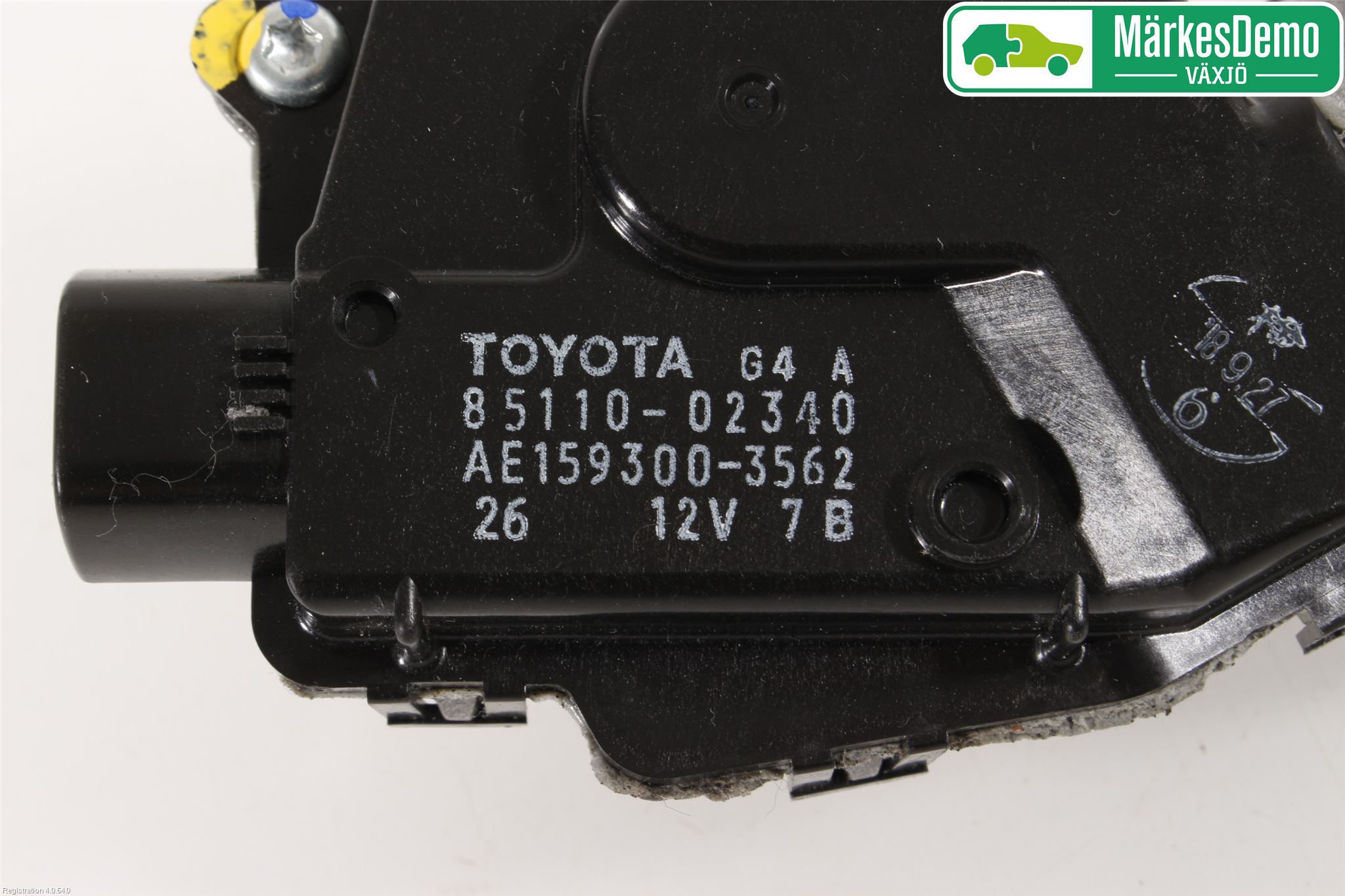 Toyota AURIS 13-19 Torkarmotor Vindruta