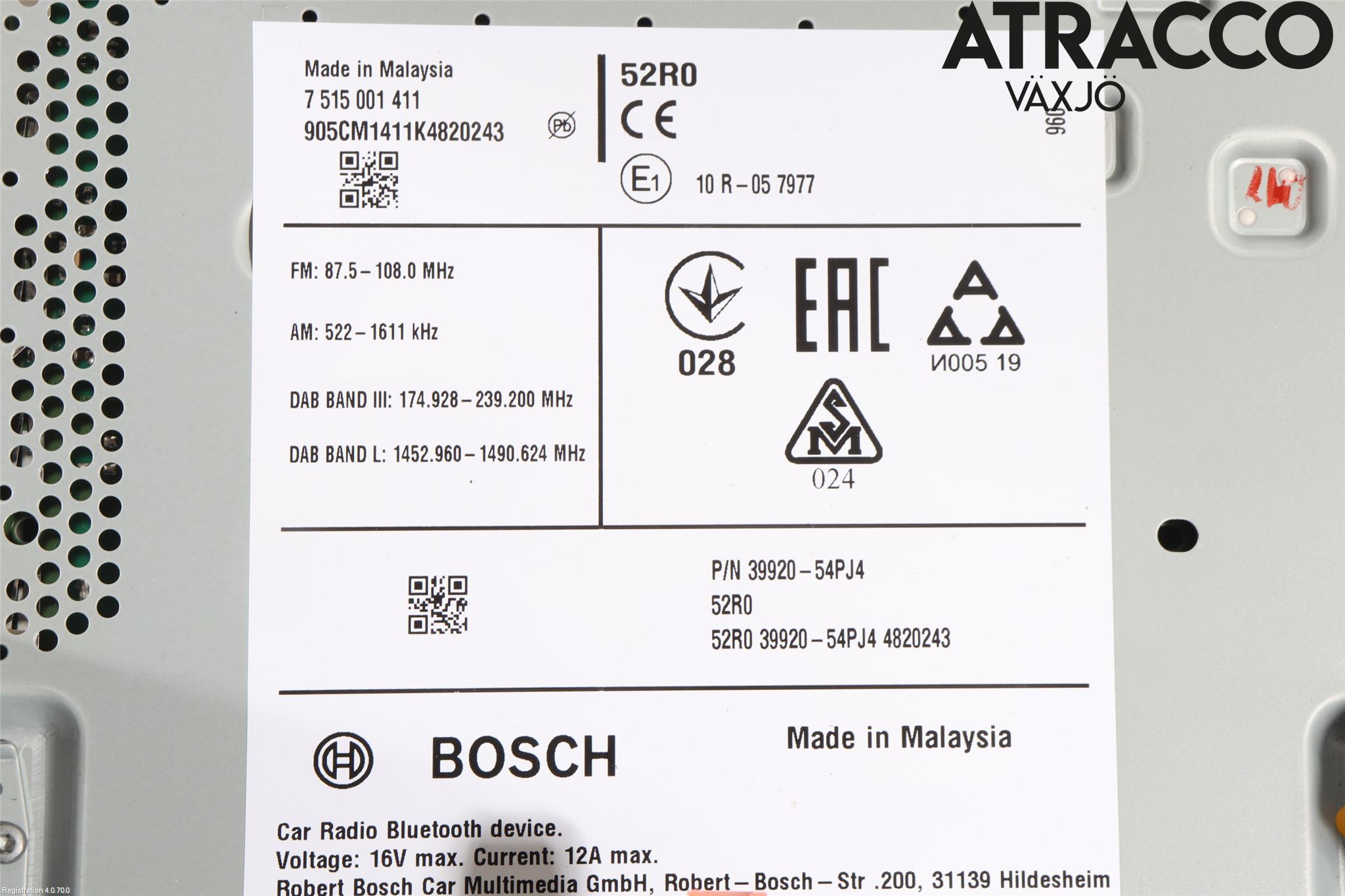 Suzuki VITARA 15- Cd Radio - Multimediapanel