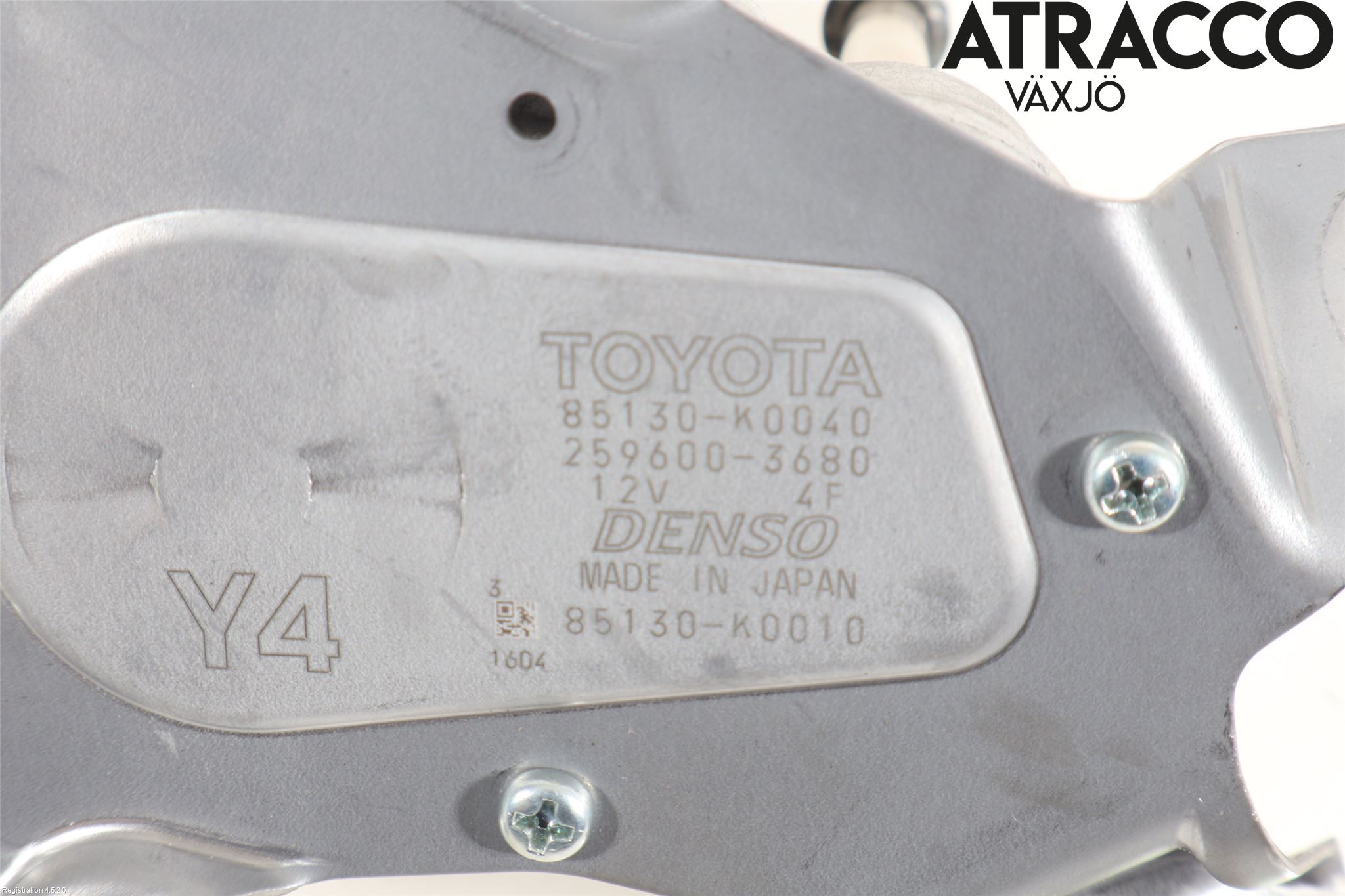 Toyota YARIS XP21 20- Torkarmotor Baklucka