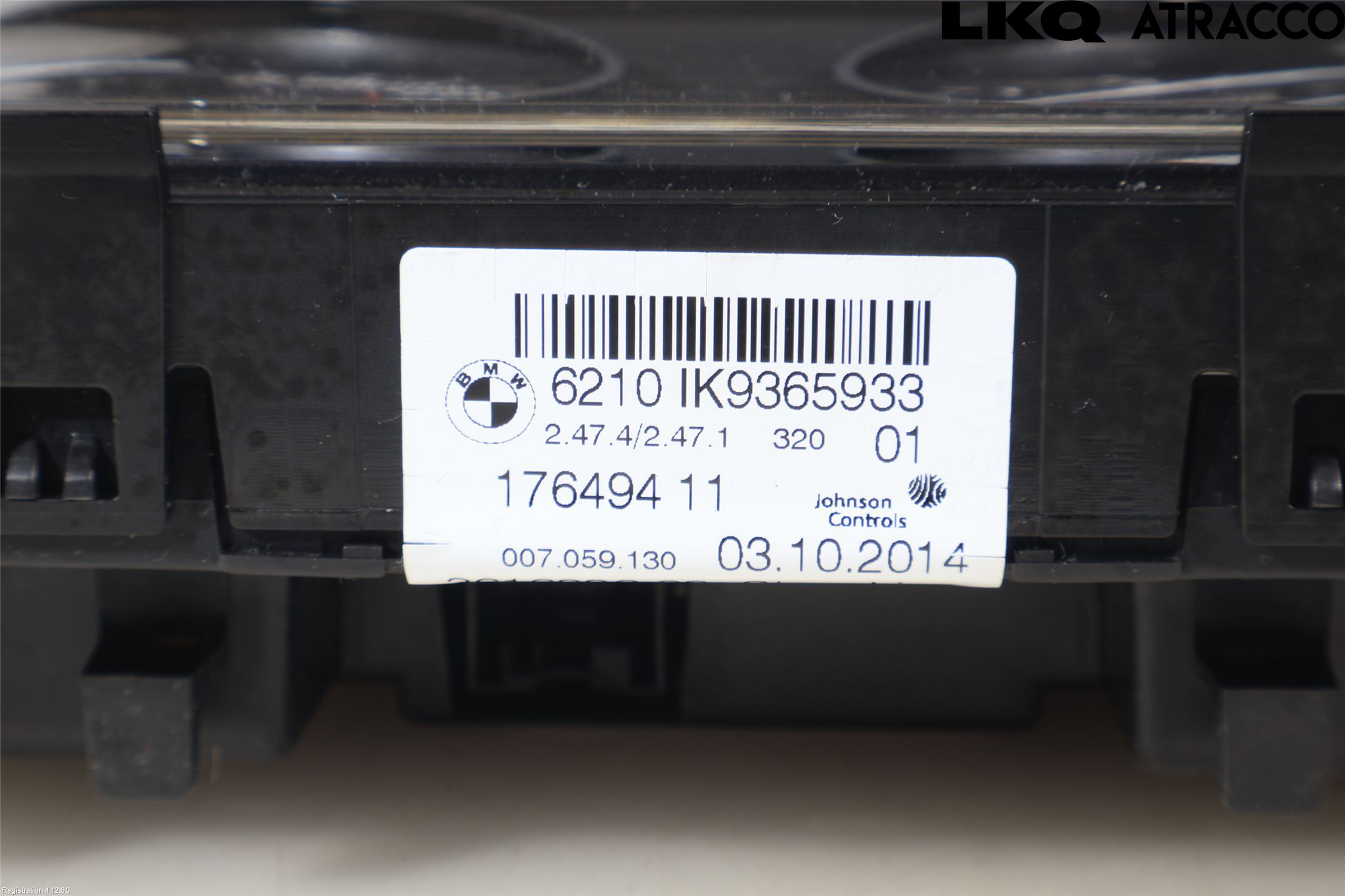 BMW 3 F30/F31/F80 12-19 Instrument Komb