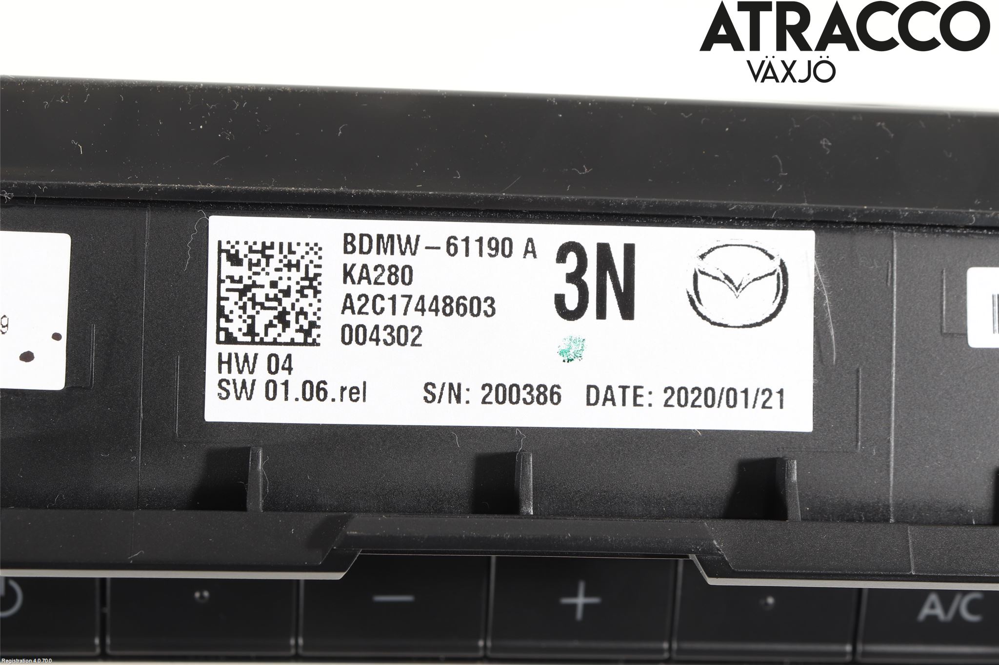 Mazda 3 IV 19- Ac Styrenhet Ac Manöveren