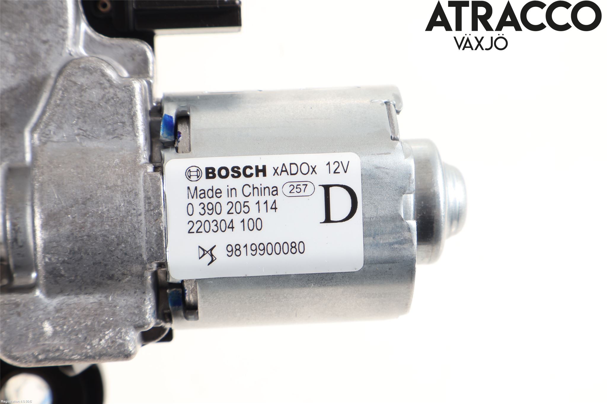Citroen C3 AIRCROSS 18-23 Torkarmotor Baklucka