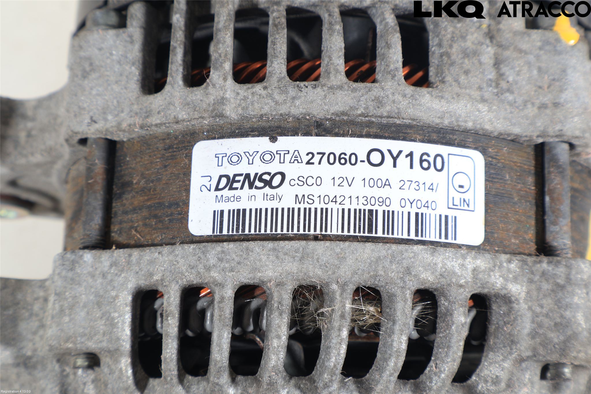 Toyota YARIS XP130 15-20 Generator