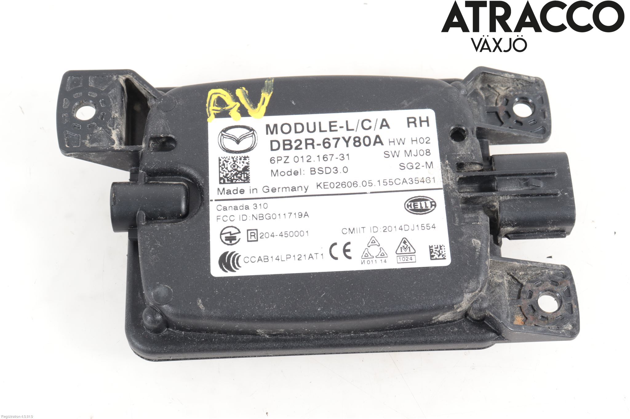 Mazda CX-3 Sensor Aktivt Kollisionsskydd