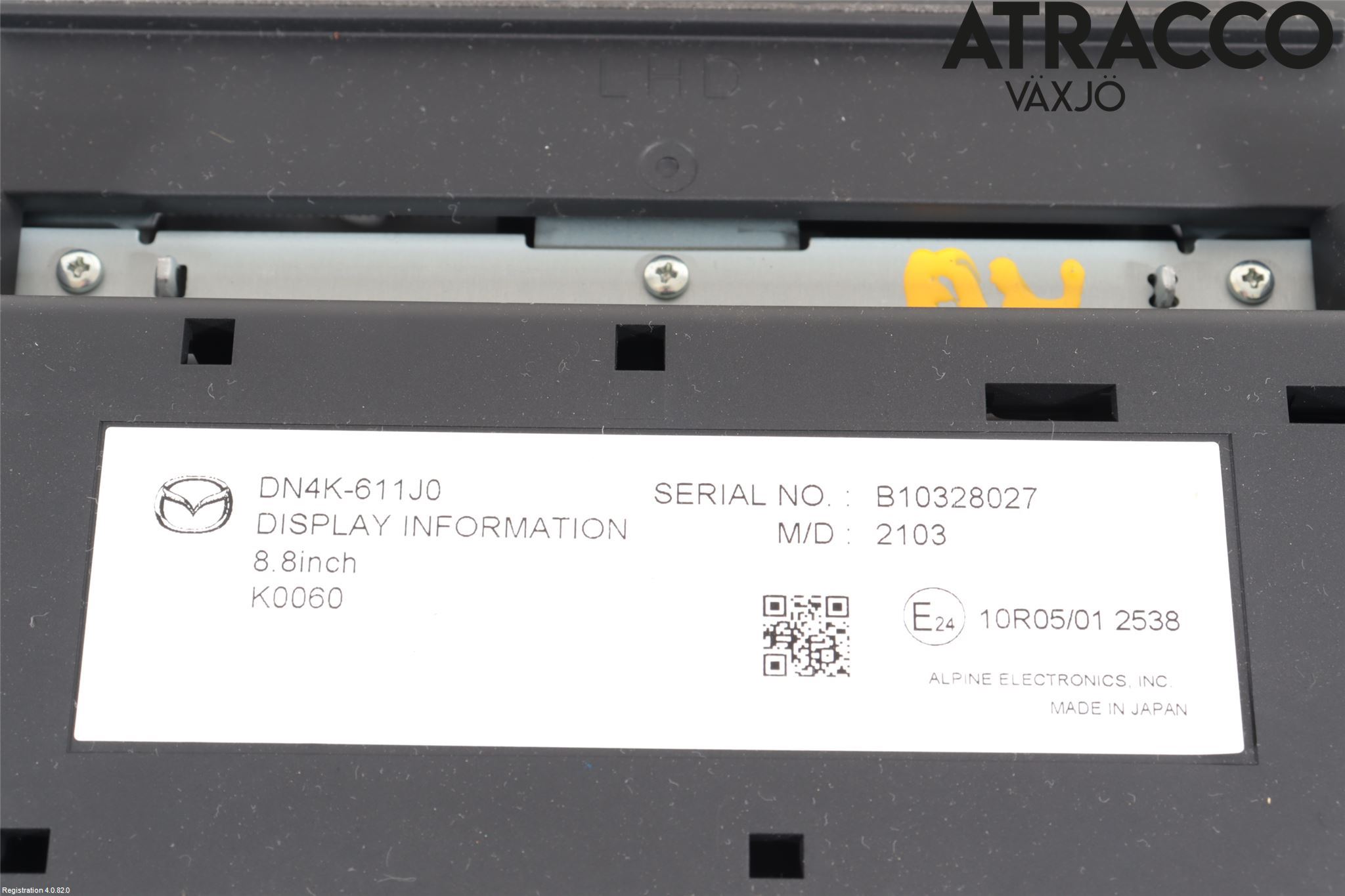 Mazda MX-30 20- Multifunktionsdisplay