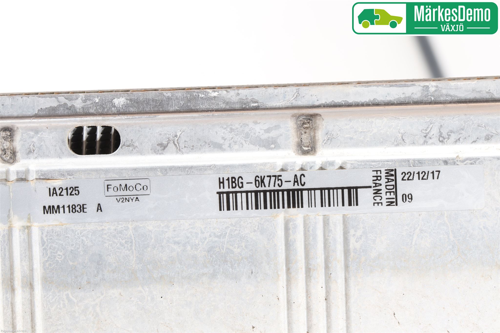 Ford FIESTA (VII) 18-23 Laddluft-Intercooler Kyl