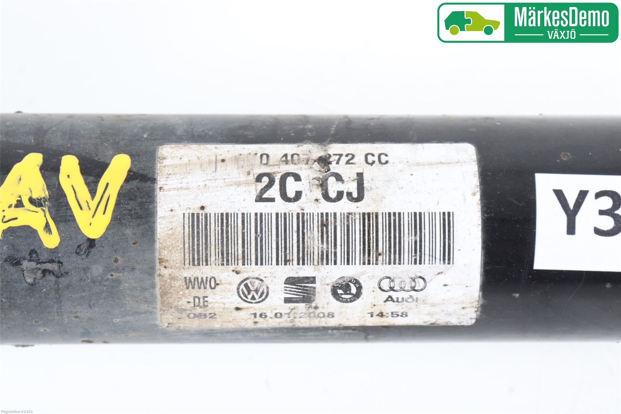 Volkswagen VW GOLF V 04-09 Drivaxel Fram Höger