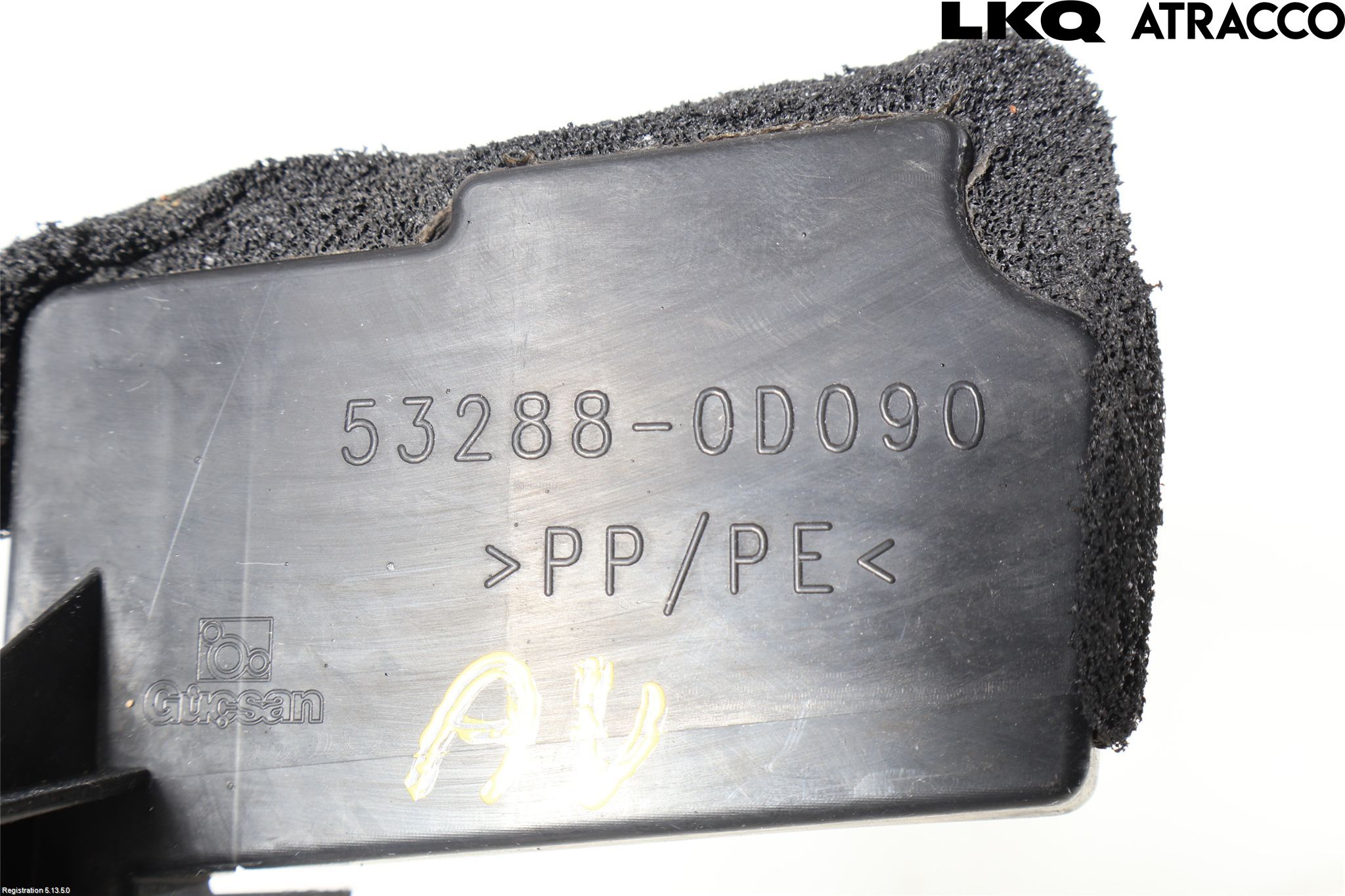 Toyota YARIS XP130 12-14 Deflektor Plåt-Plast Kylning