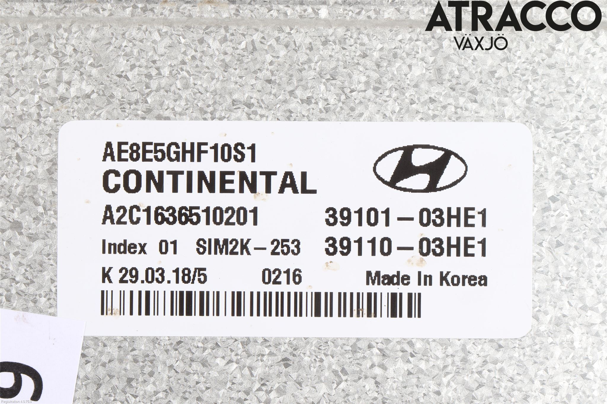 Hyundai IONIQ AE 17-22 Styrenhet Insprut Bensin