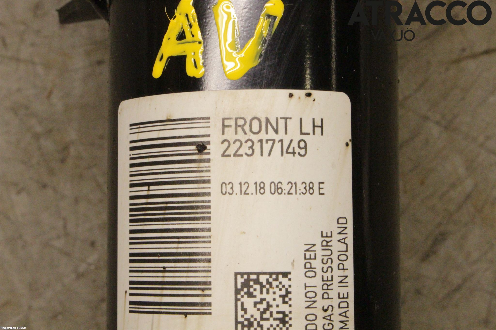 Honda CIVIC 17-22 Fjäderben Fram Vänster