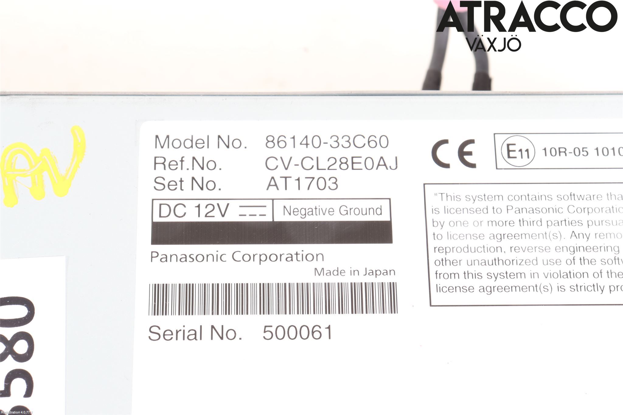 Lexus ES 250/300/330 Cd Radio - Multimediapanel