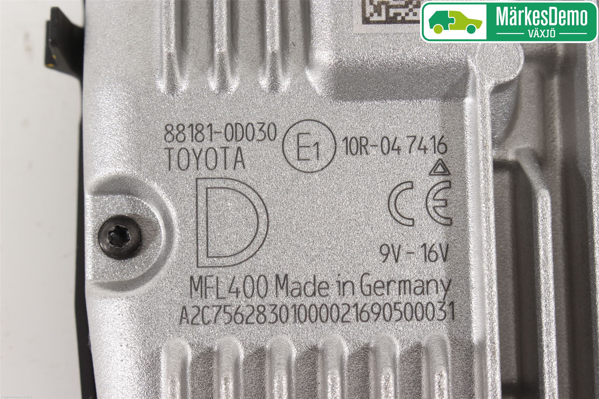 Toyota YARIS XP130 15-20 Sensor Aktivt Kollisionsskydd