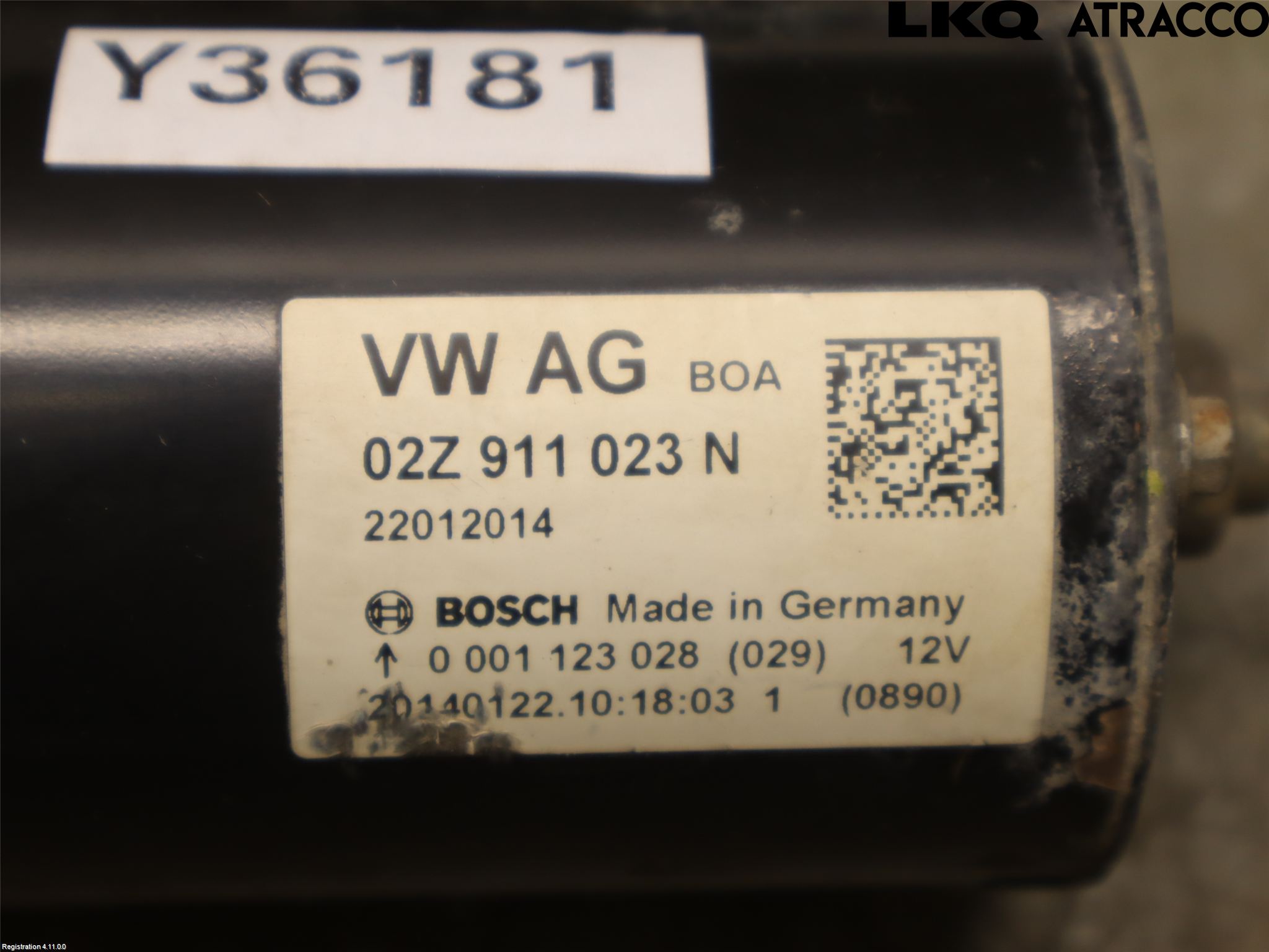 Volkswagen VW CADDY      04-10 Startmotor Diesel