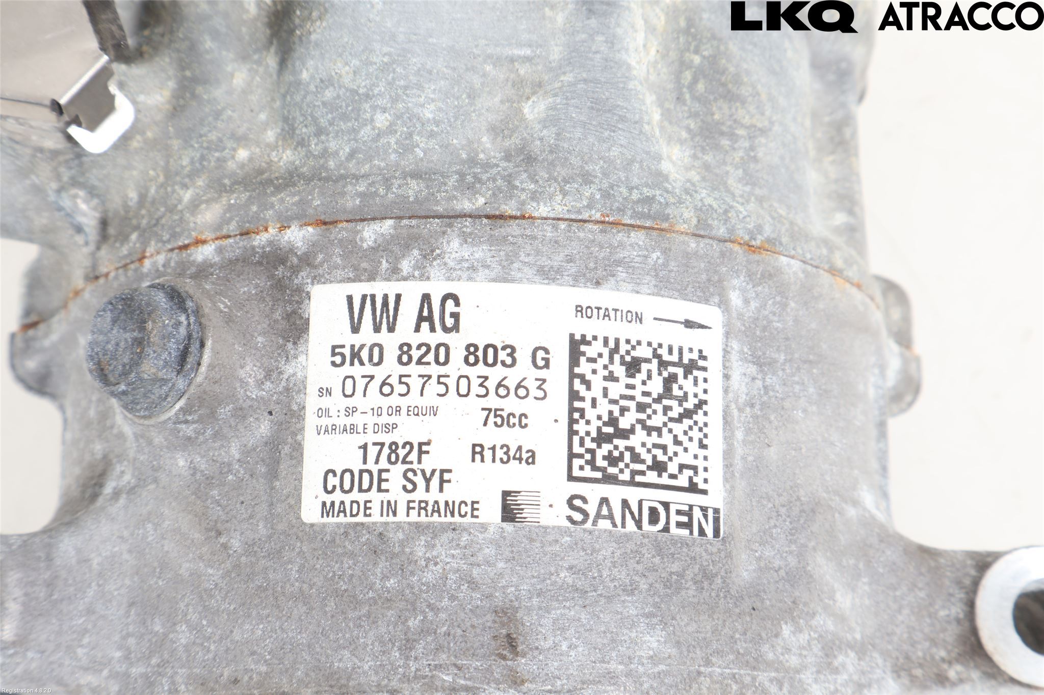 Volkswagen VW SCIROCCO 09-17 Ac Kompressor