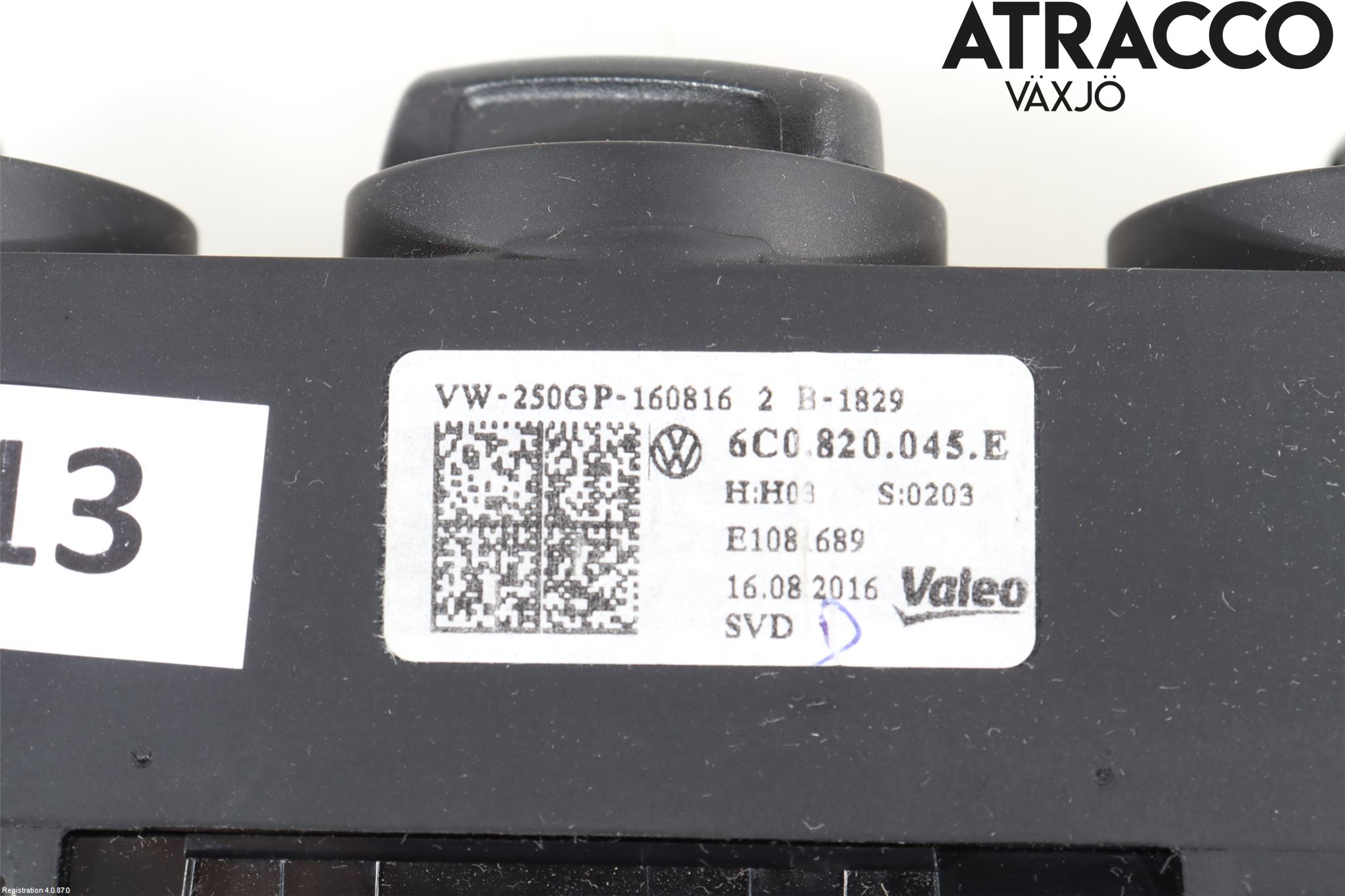 Volkswagen VW POLO 10-17 Ac Styrenhet Ac Manöveren