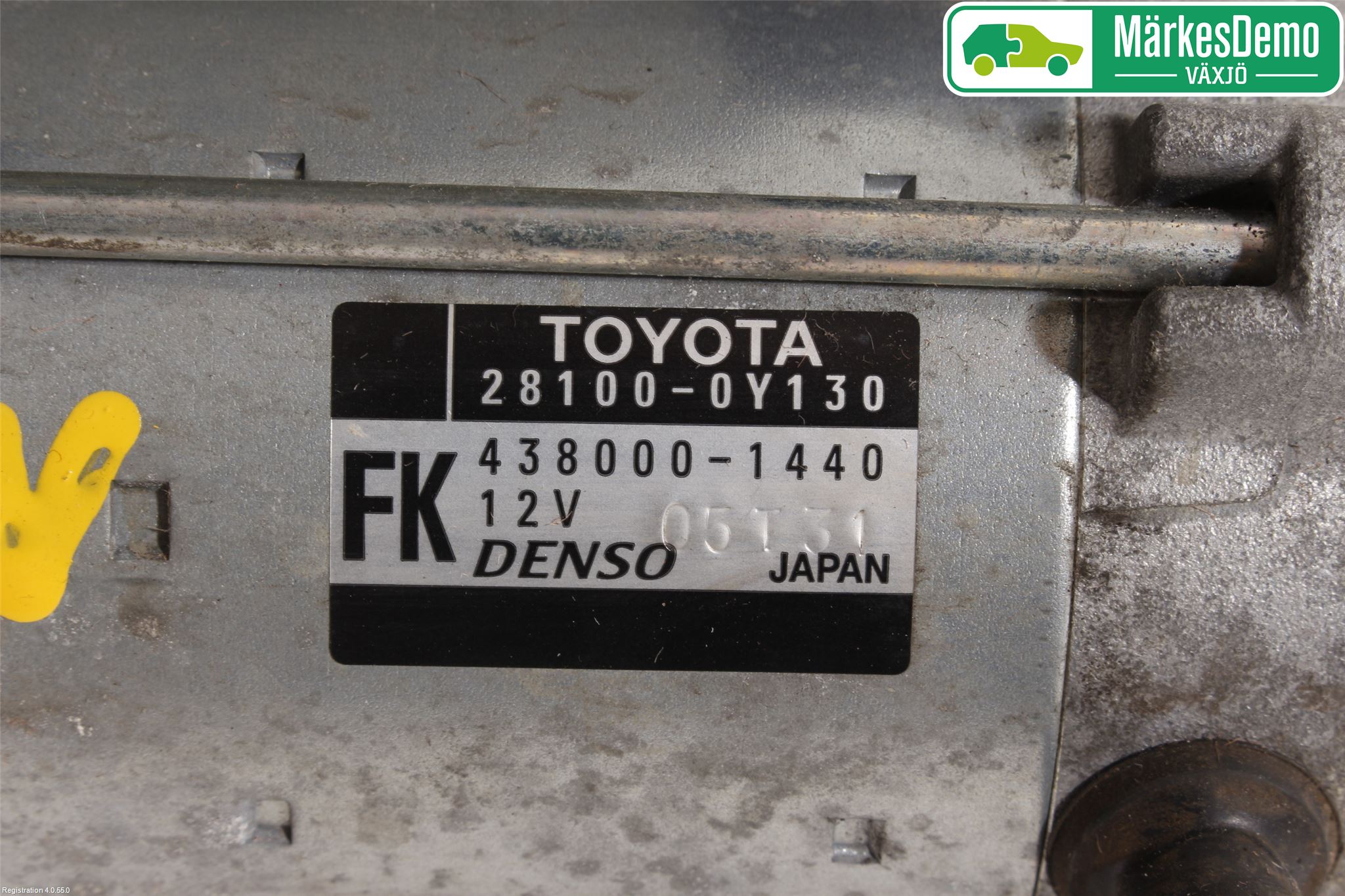 Toyota YARIS XP130 15-20 Startmotor