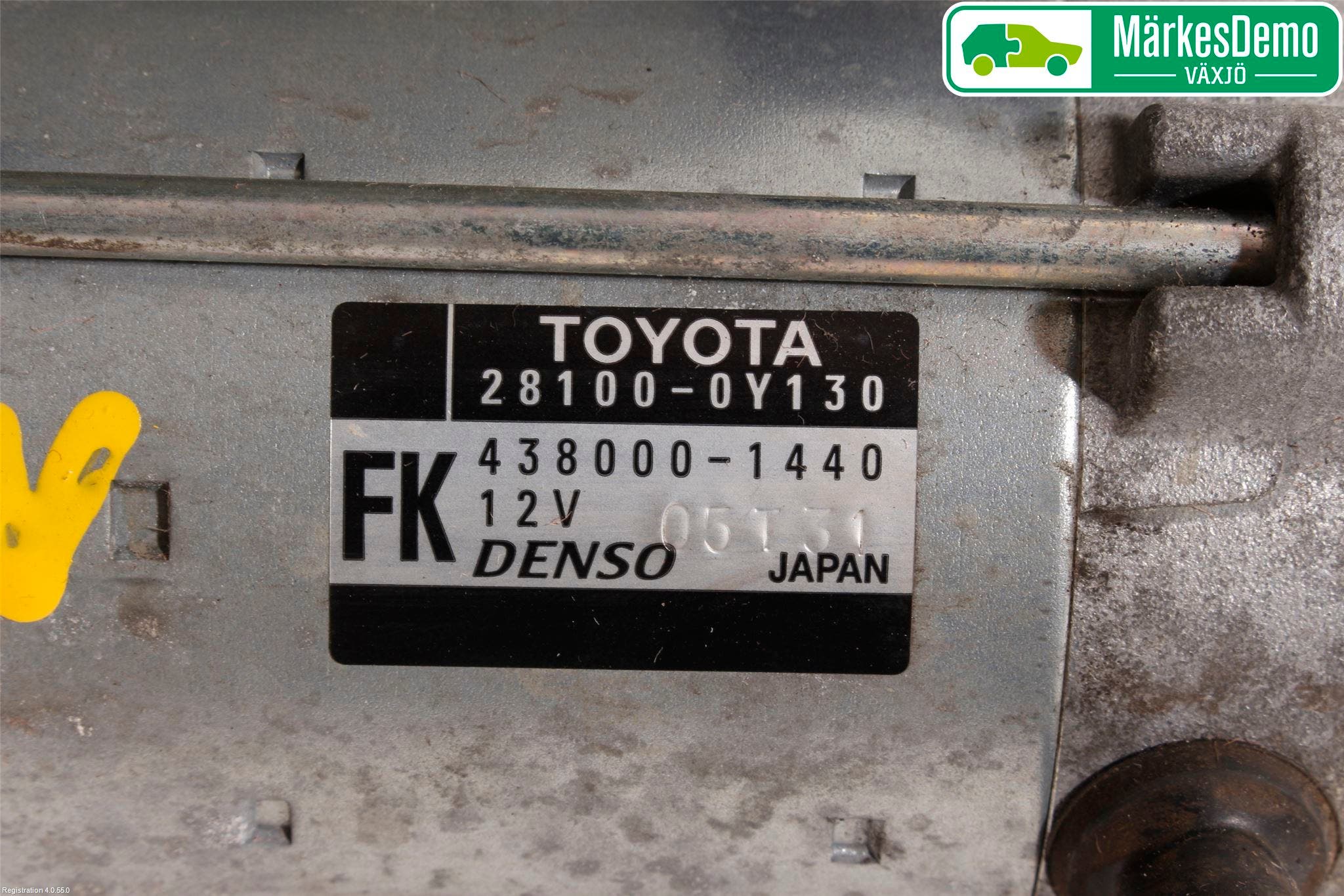 Toyota YARIS XP130 15-20 Startmotor