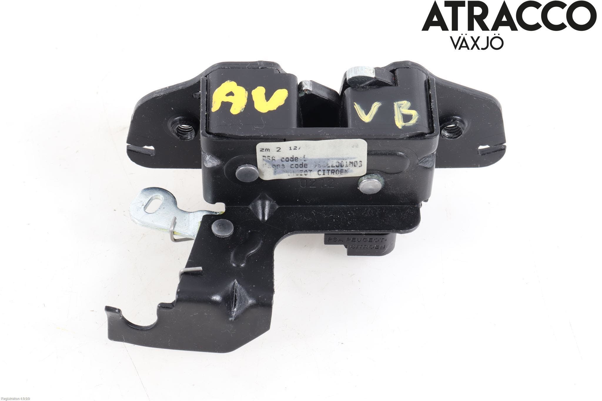 Peugeot 3008 09-16 Låskista Baklucka