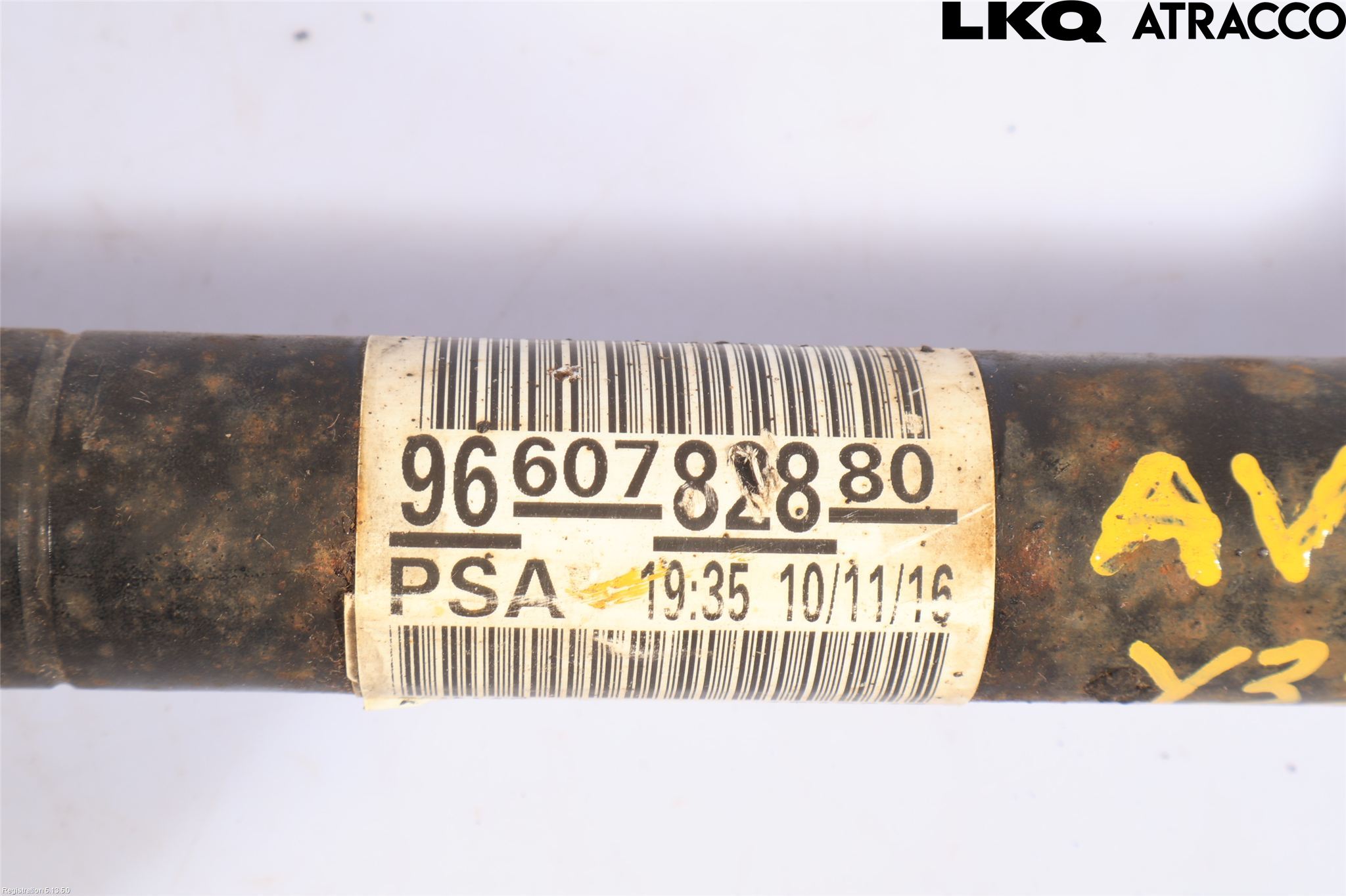 Citroen BERLINGO 08-18 Drivaxel Fram Höger