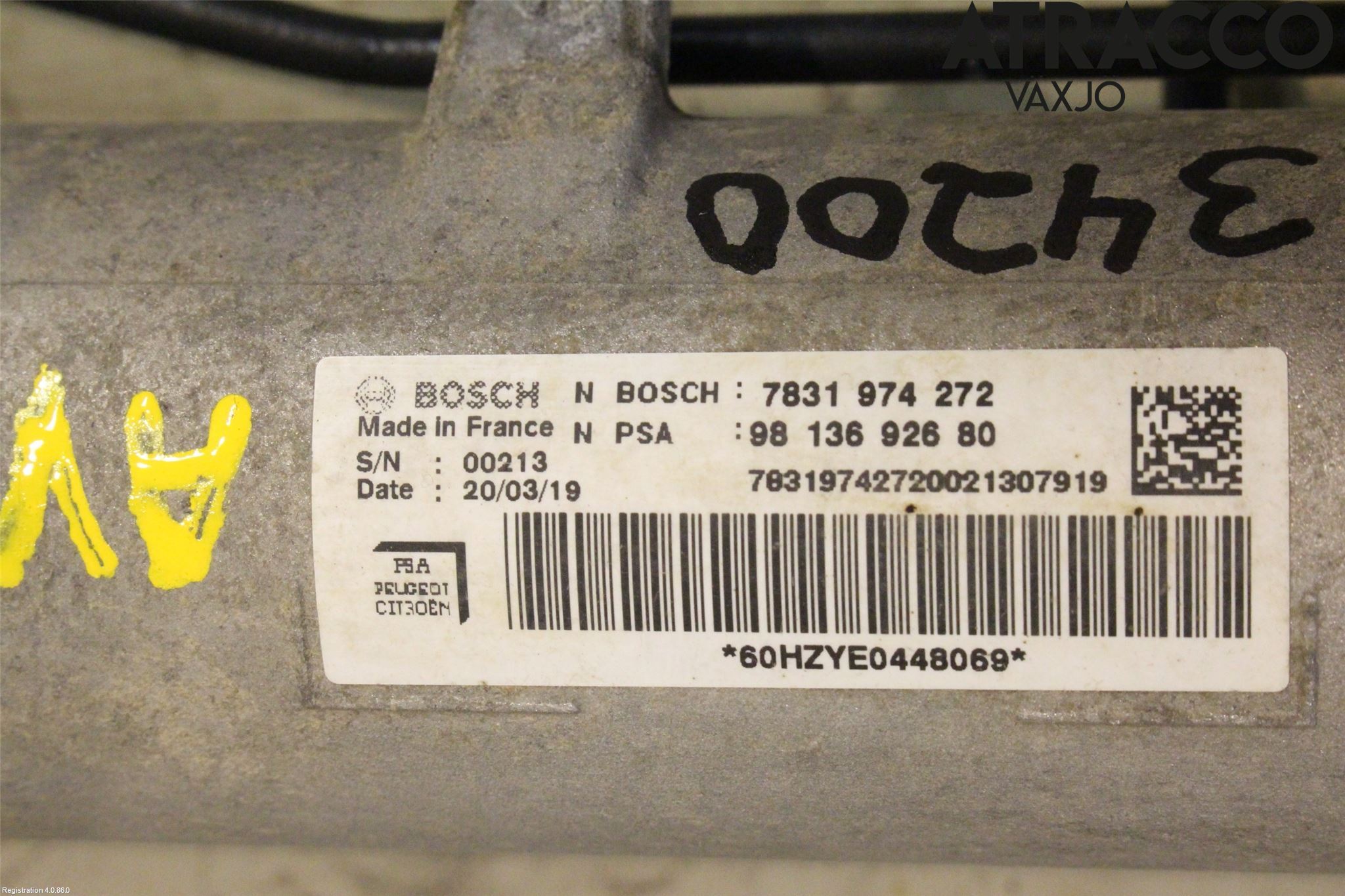 Toyota PROACE II 16- Styrväxel Servo -Snäcka