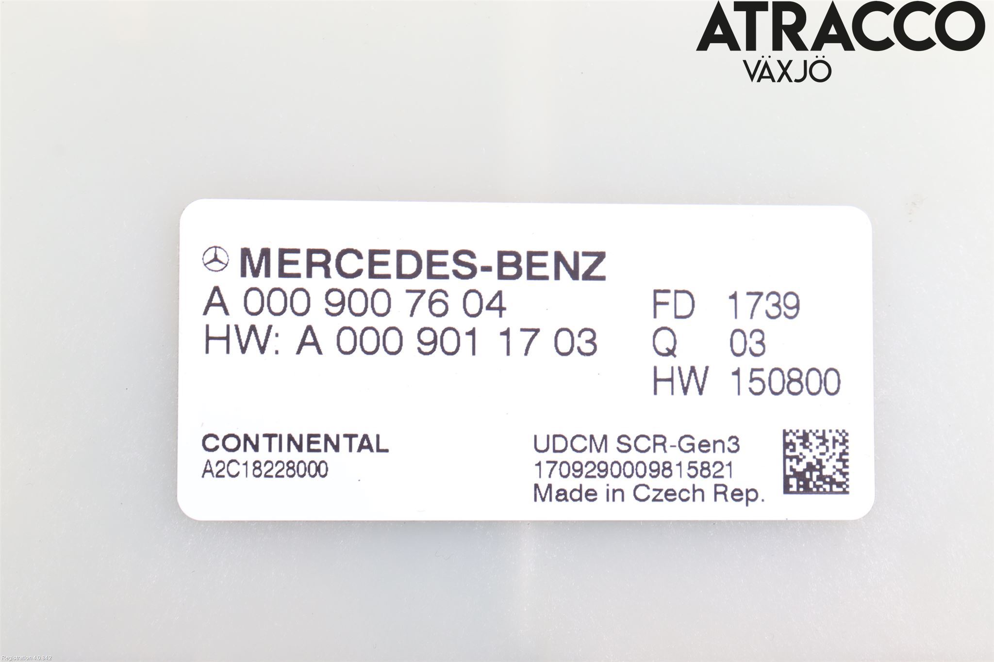 Mercedes-Benz MB E-KLASS (W213) 16-23 Styrenhet Avgasrening