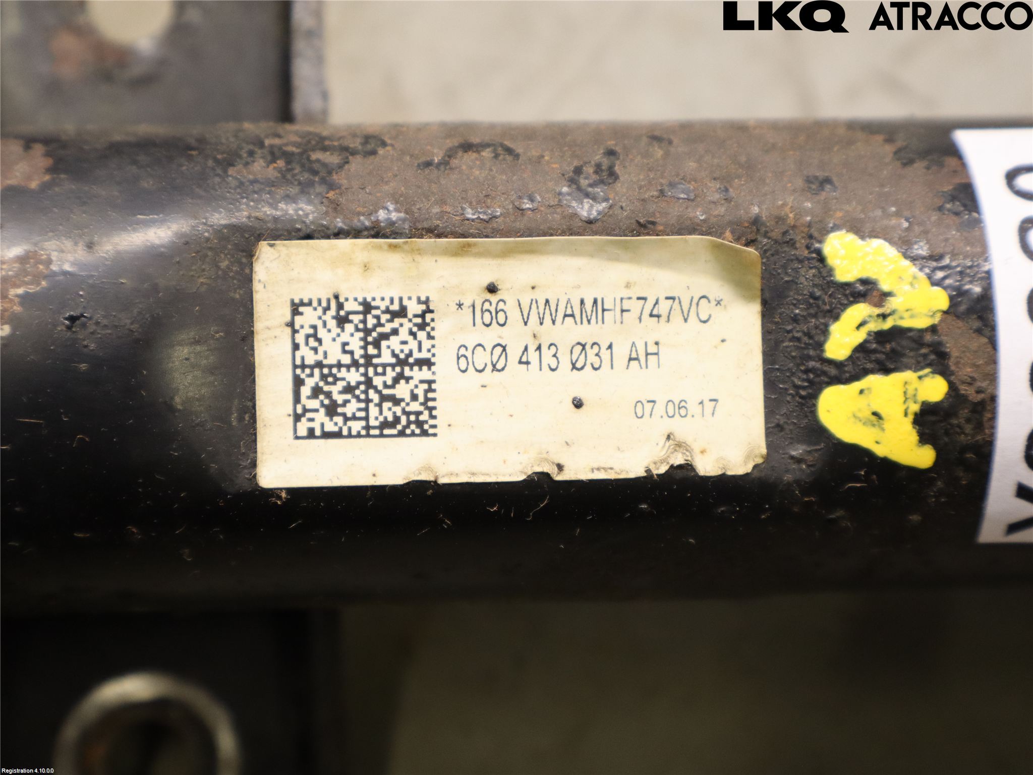 Volkswagen VW POLO 10-17 Fjäderben Fram Vänster