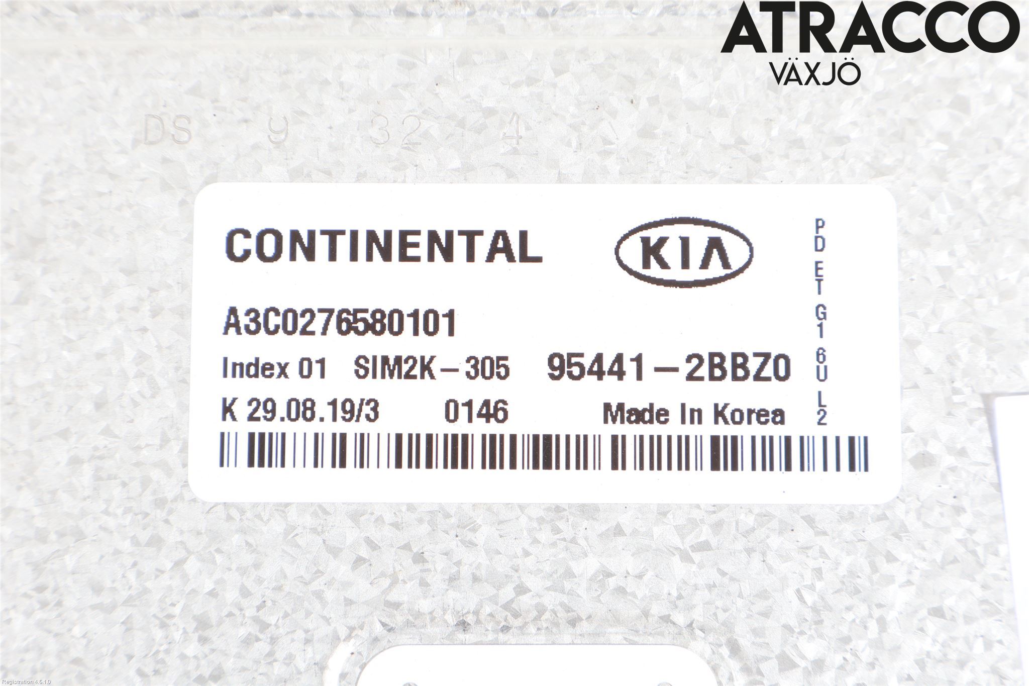 Kia NIRO (DE) 17-22 Styrenhet Växellåda