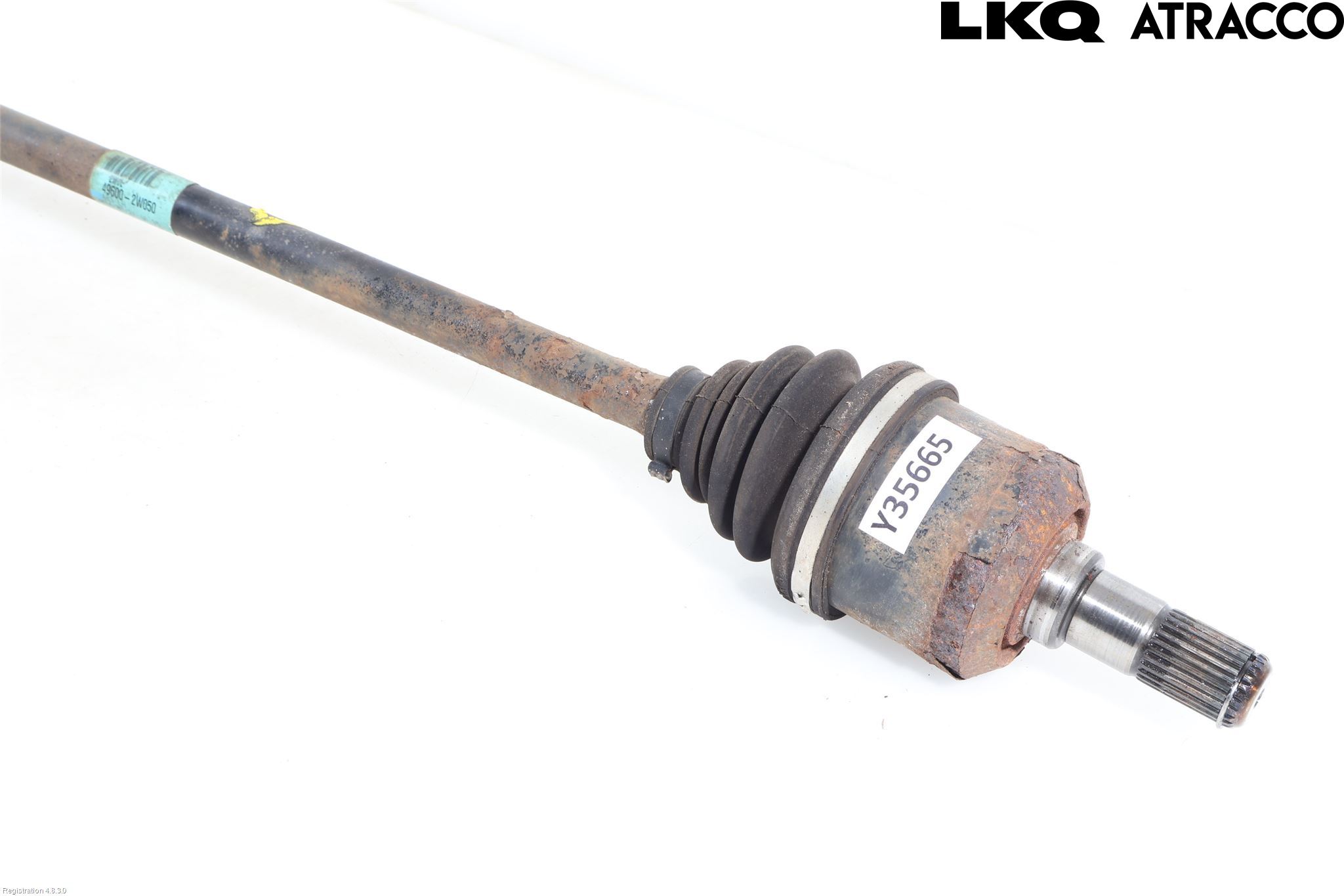 Kia SORENTO 10-14 Drivaxel Bak Vänster