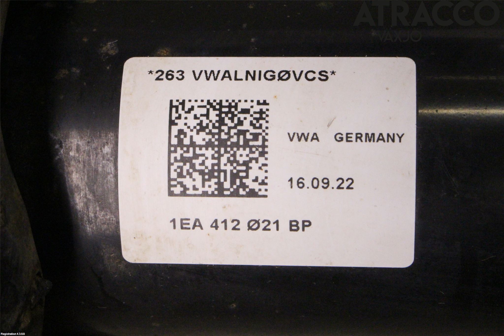 Volkswagen VW ID.4 21- Fjäderben Fram Vänster