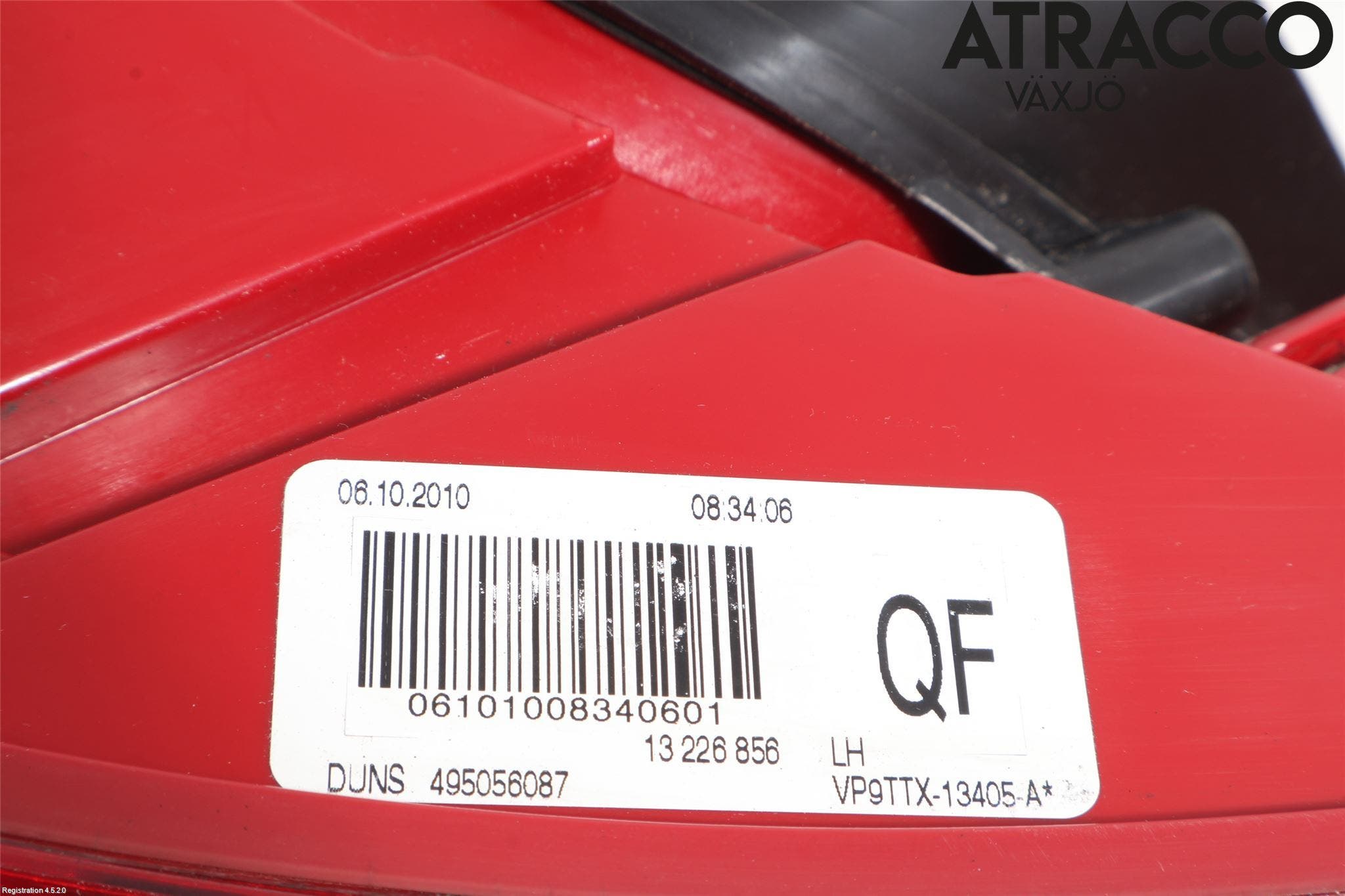 Opel INSIGNIA 09-16 Bakljus Vänster