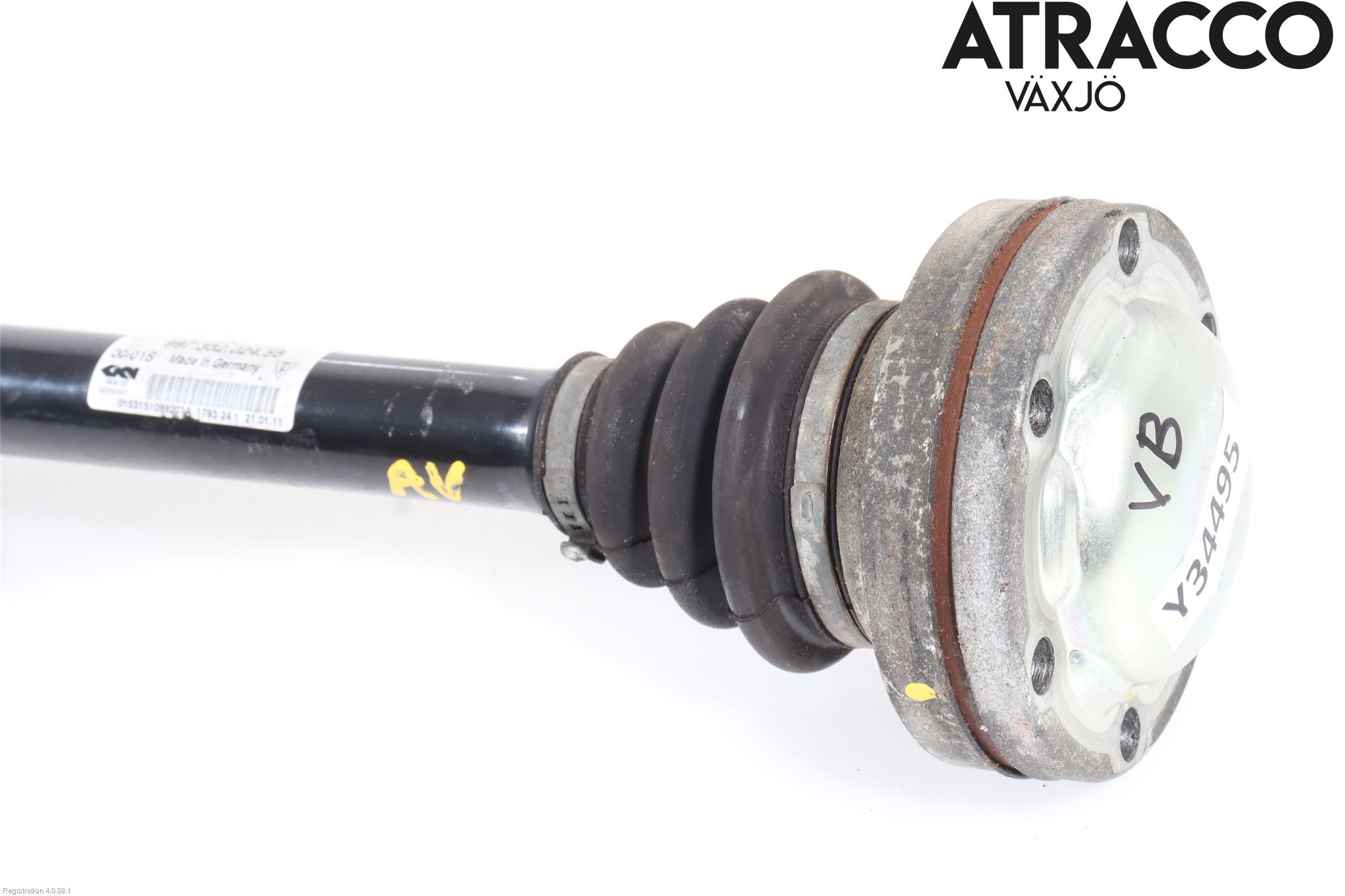 Porsche 911 (997) 05-12 Drivaxel Bak Vänster