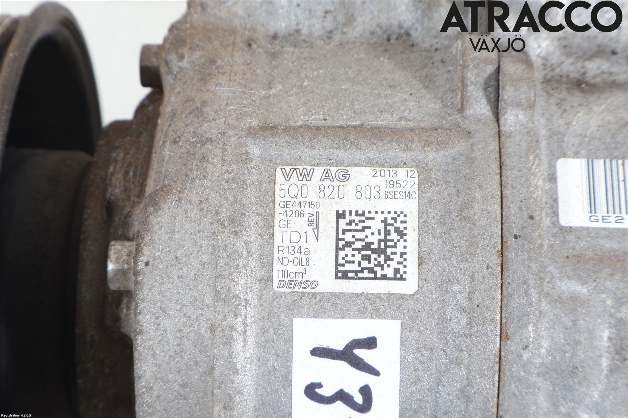 Volkswagen VW GOLF / E-GOLF VII 13-20 Ac Kompressor