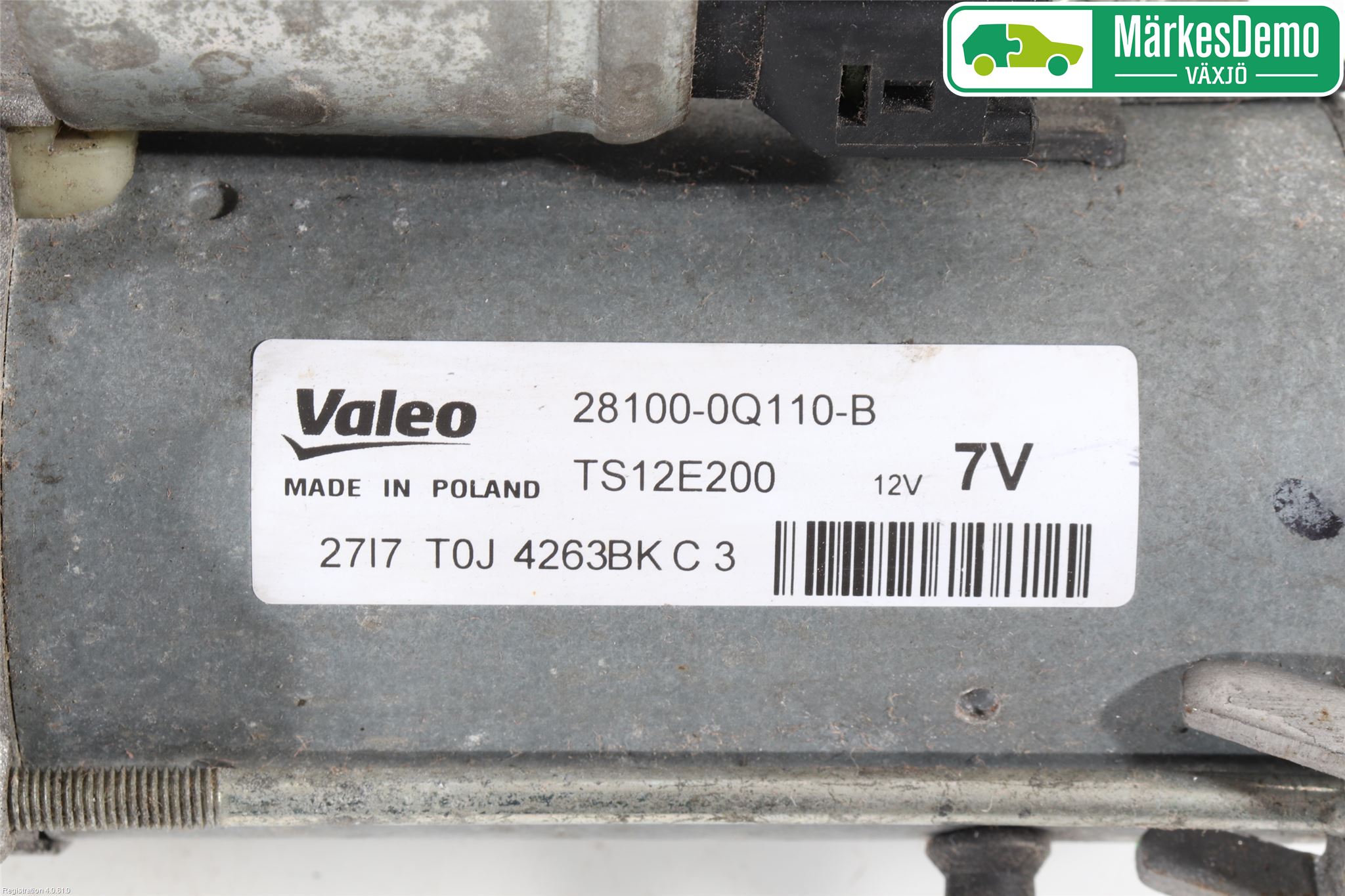 Toyota AYGO 15-21 Startmotor