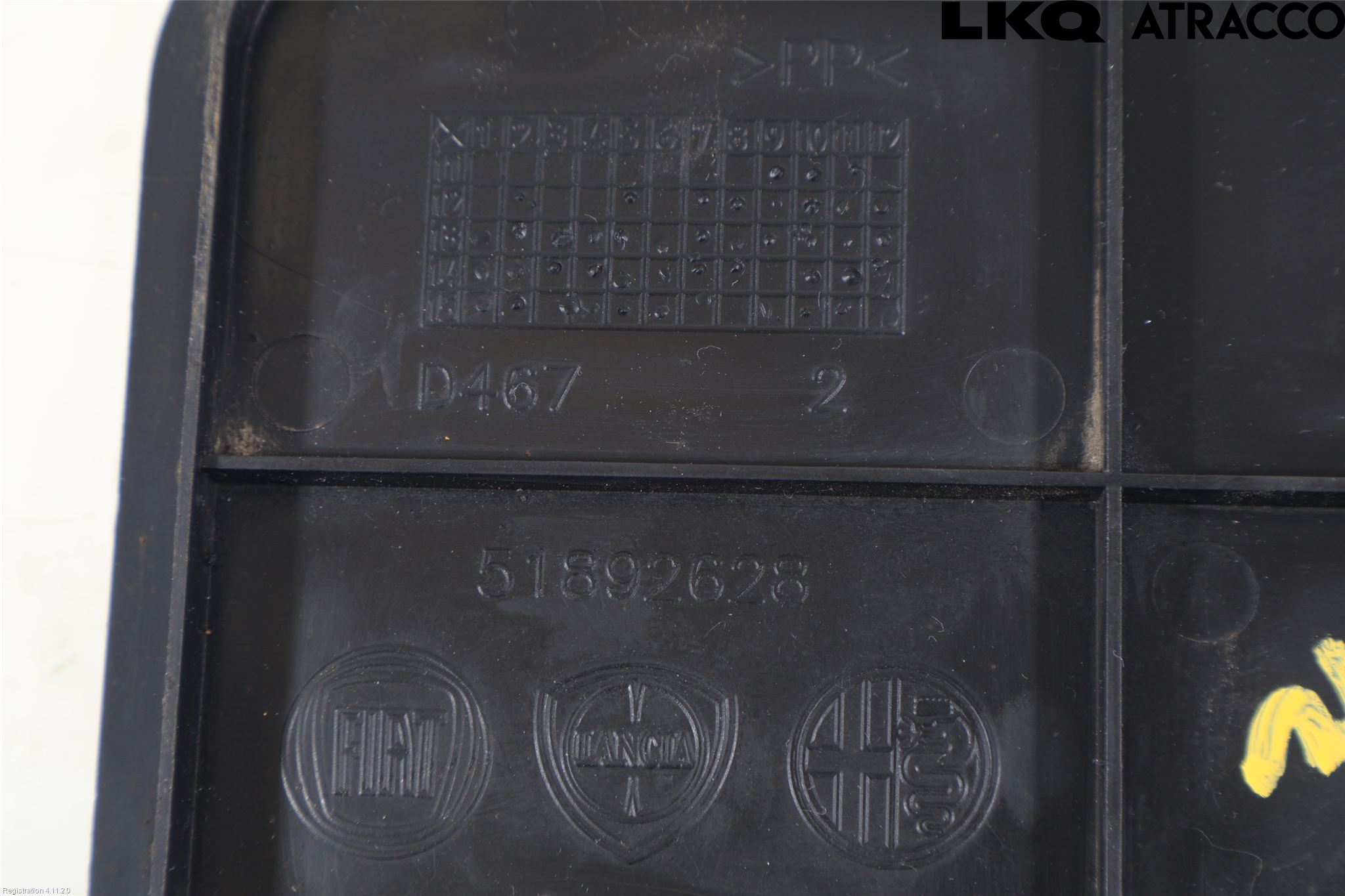 Fiat 500L 13-19 Skärm Inner