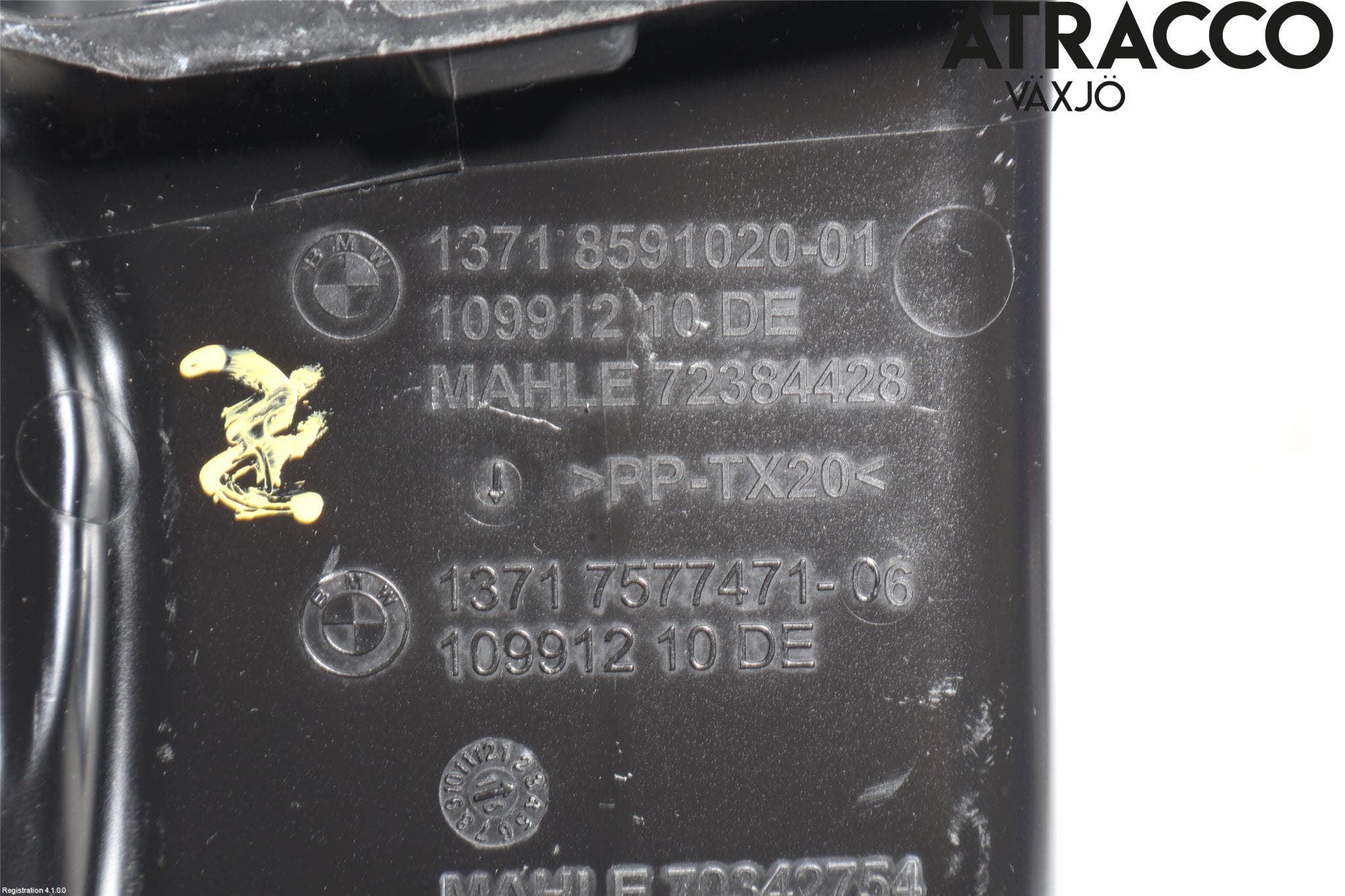 BMW 5 F10/F11/F18 09-17 Förg-Bälg-Rör Mot Luftr