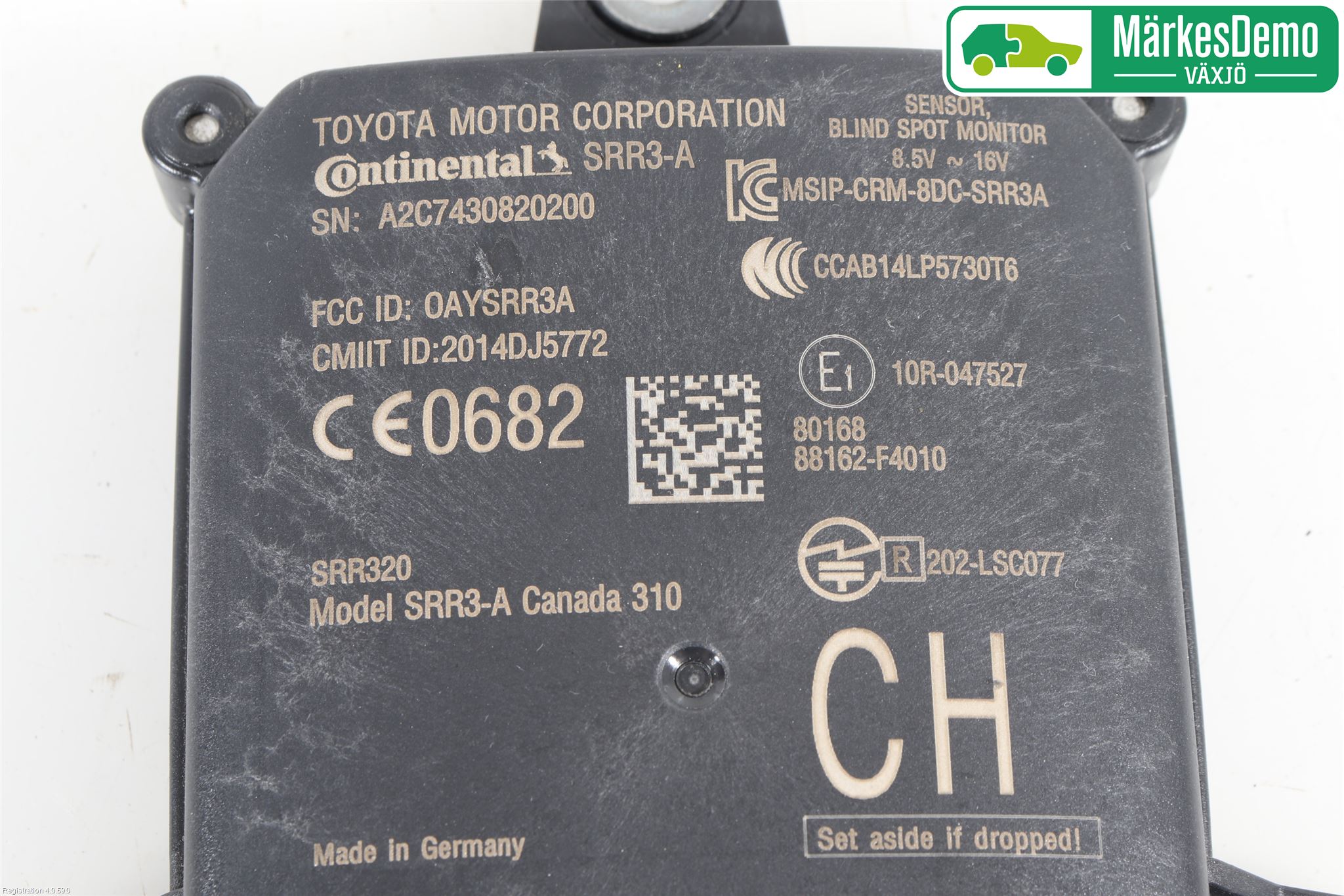 Toyota C-HR 16-23 Sensor Aktivt Kollisionsskydd