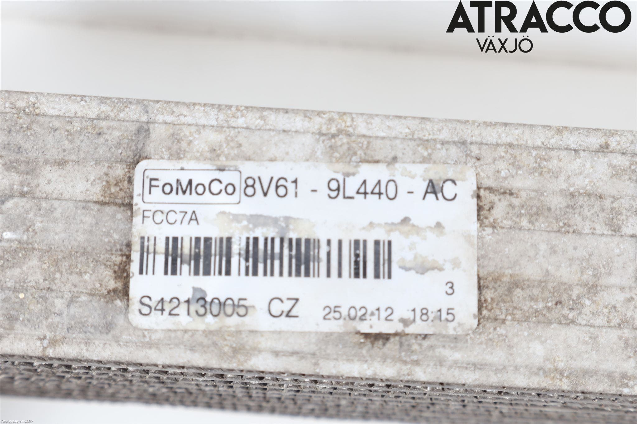 Ford GRAND C-MAX 11-14 Laddluft-Intercooler Kyl