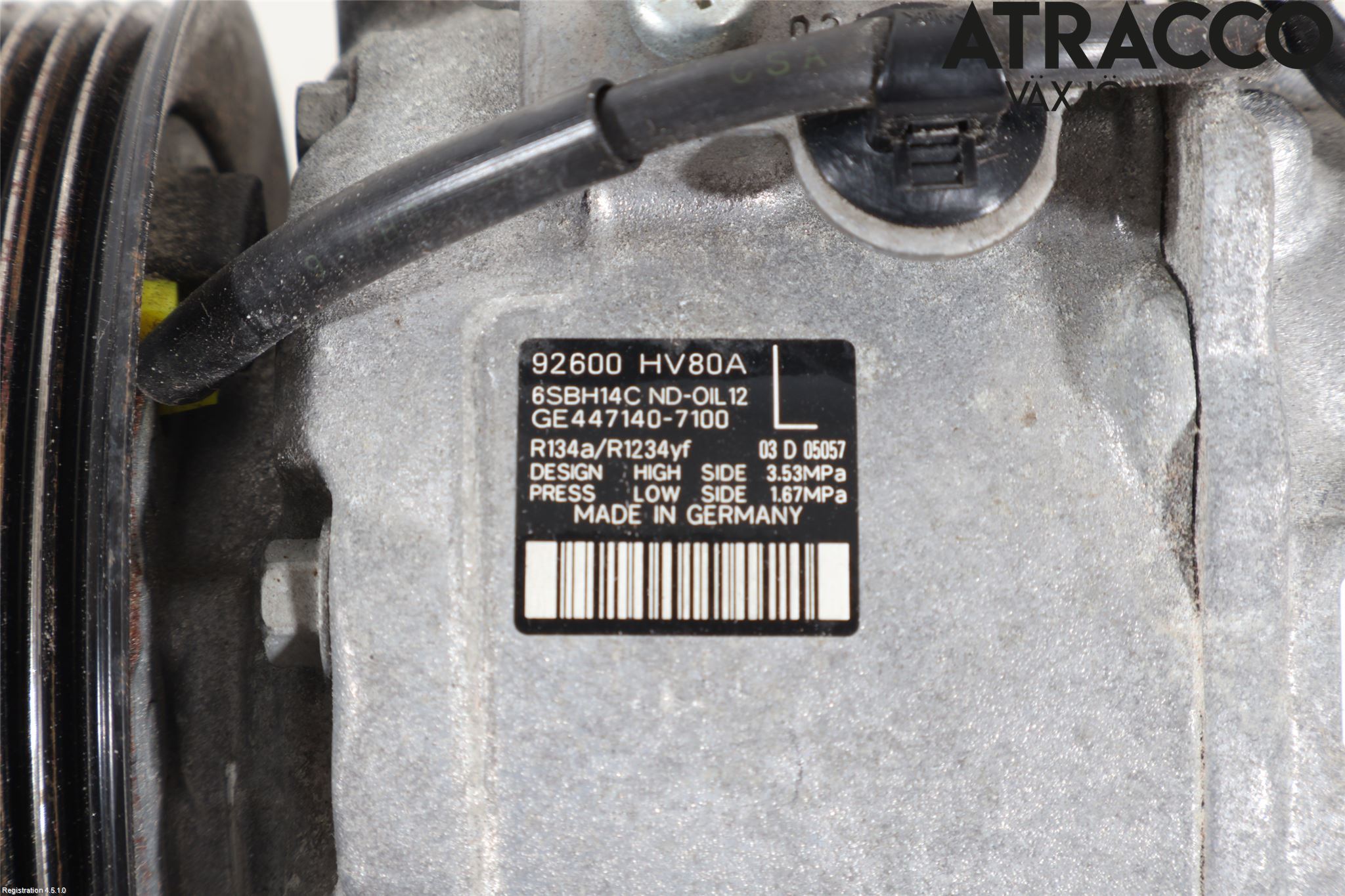 Nissan QASHQAI 17-21 Ac Kompressor