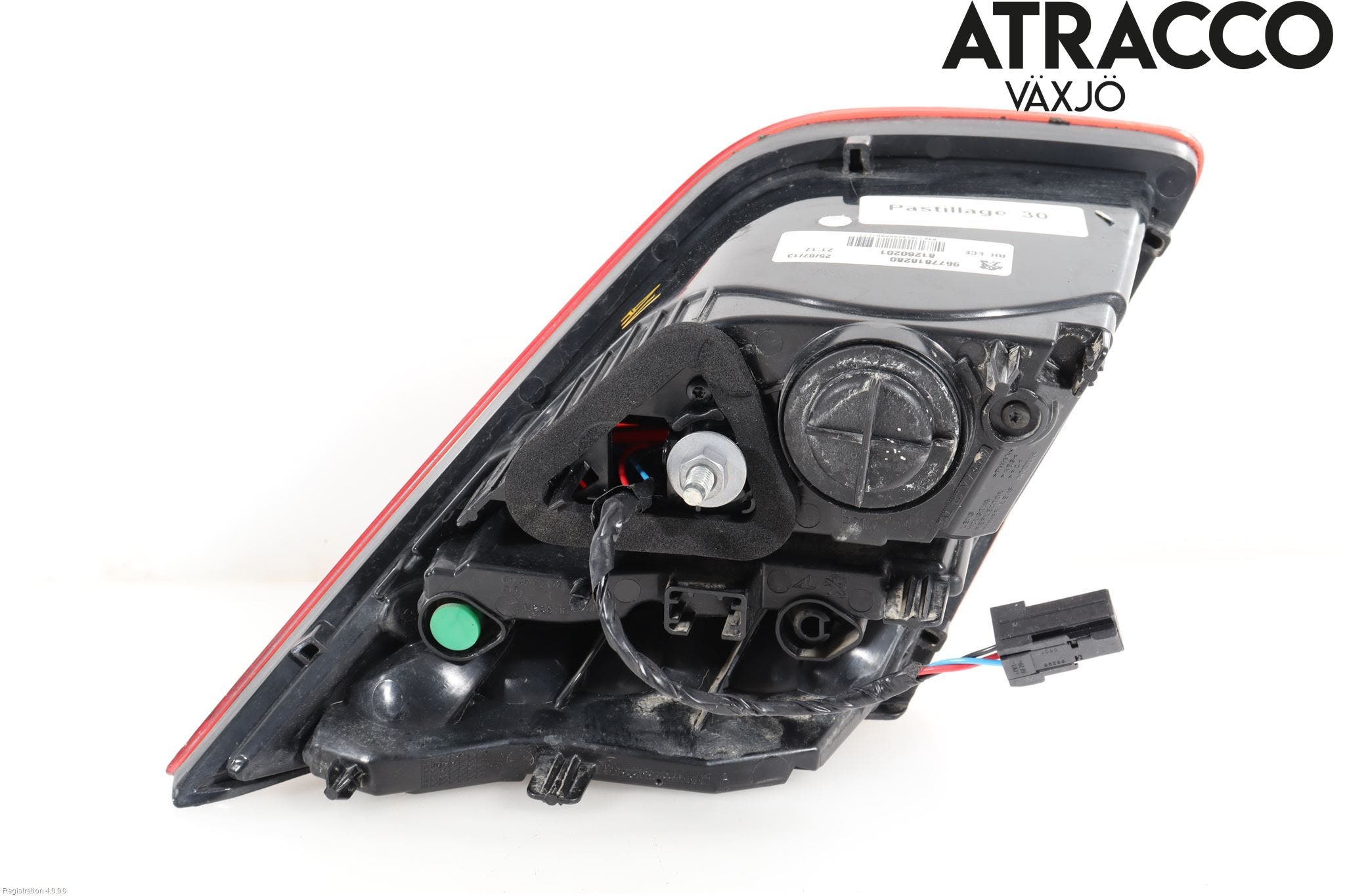 Peugeot 308 14-21 Bakljus Lucka Hö